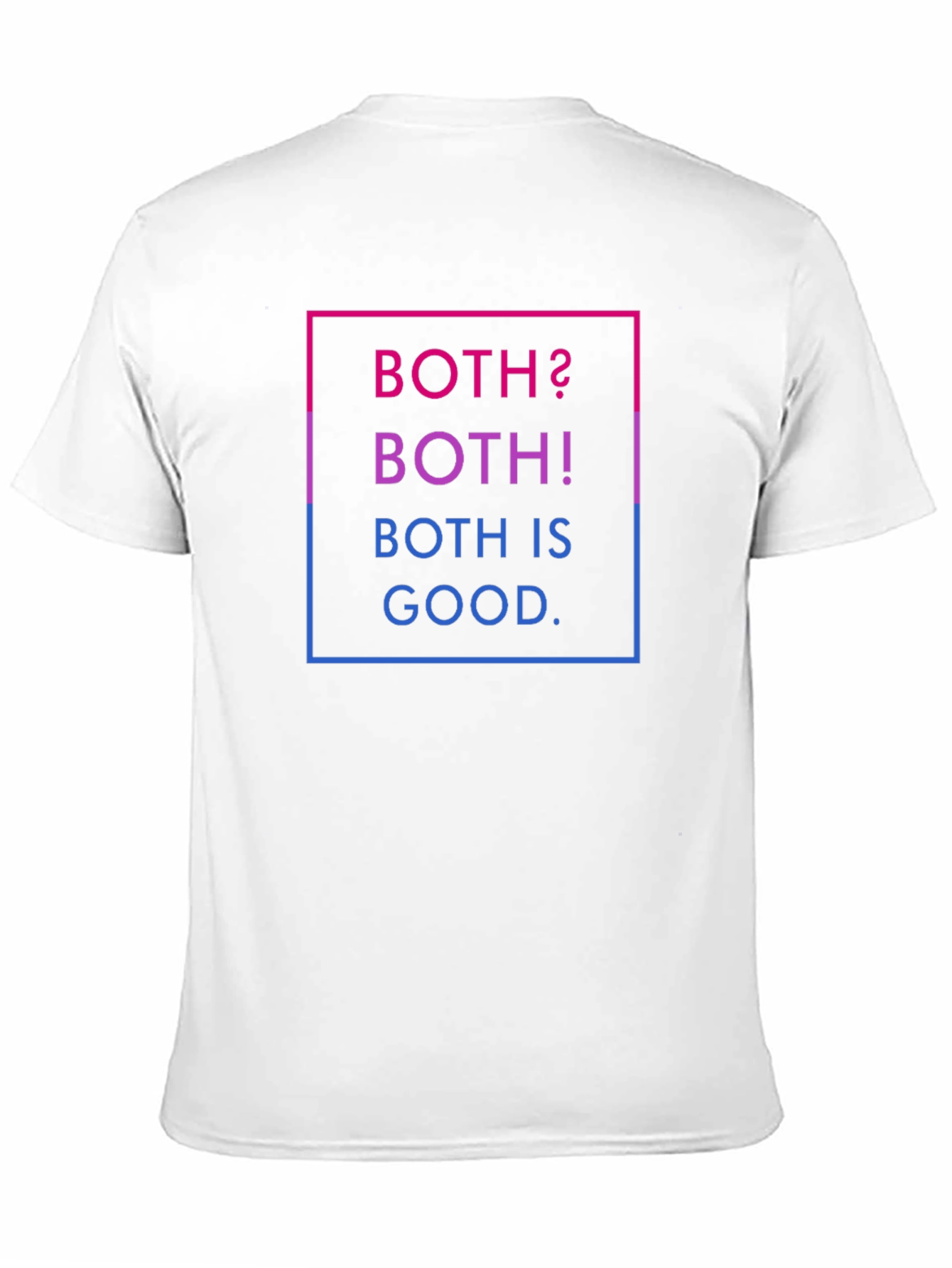 Black Bisexual Pride T-Shirt - Both Is Good! view 11