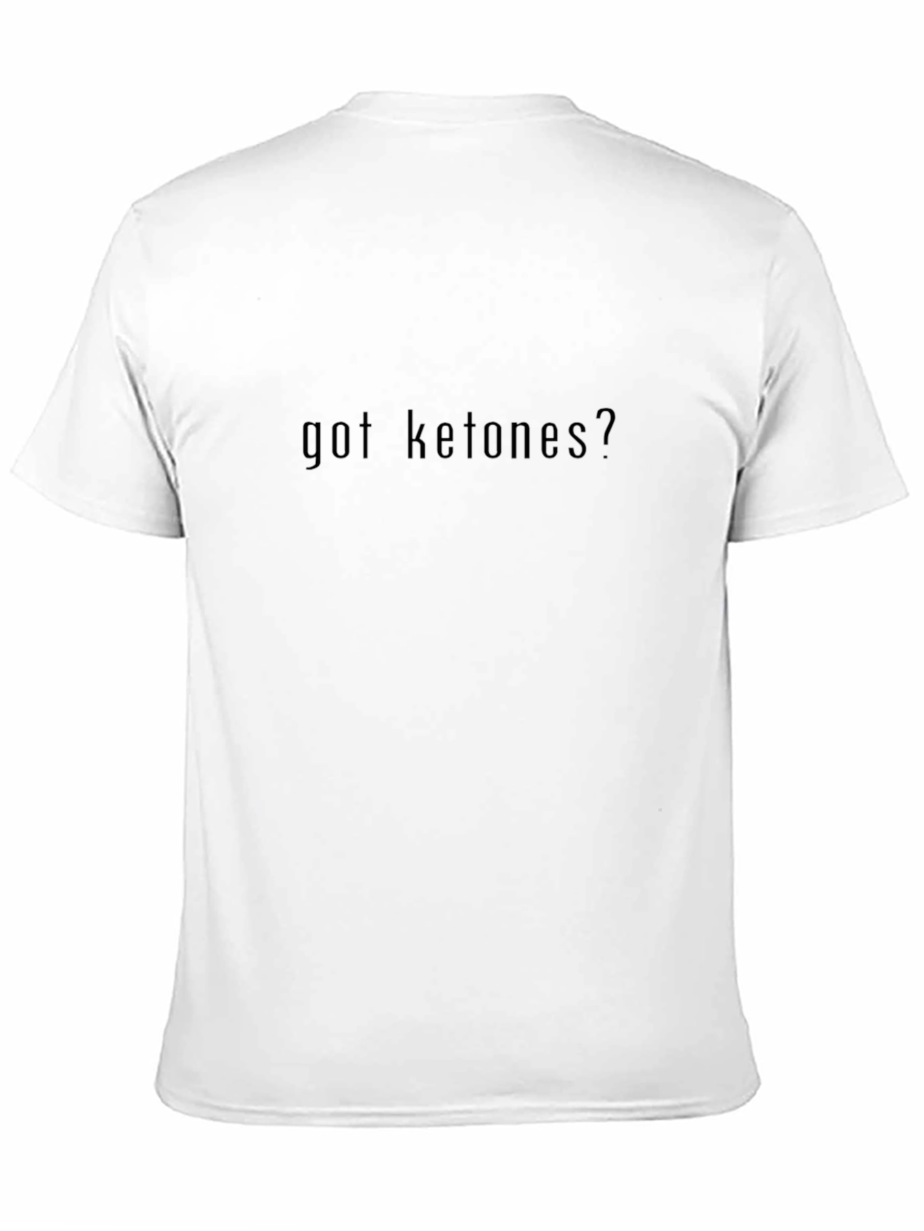 Black Got Ketones? Black Graphic Tee - Keto Lifestyle Shirt view 11