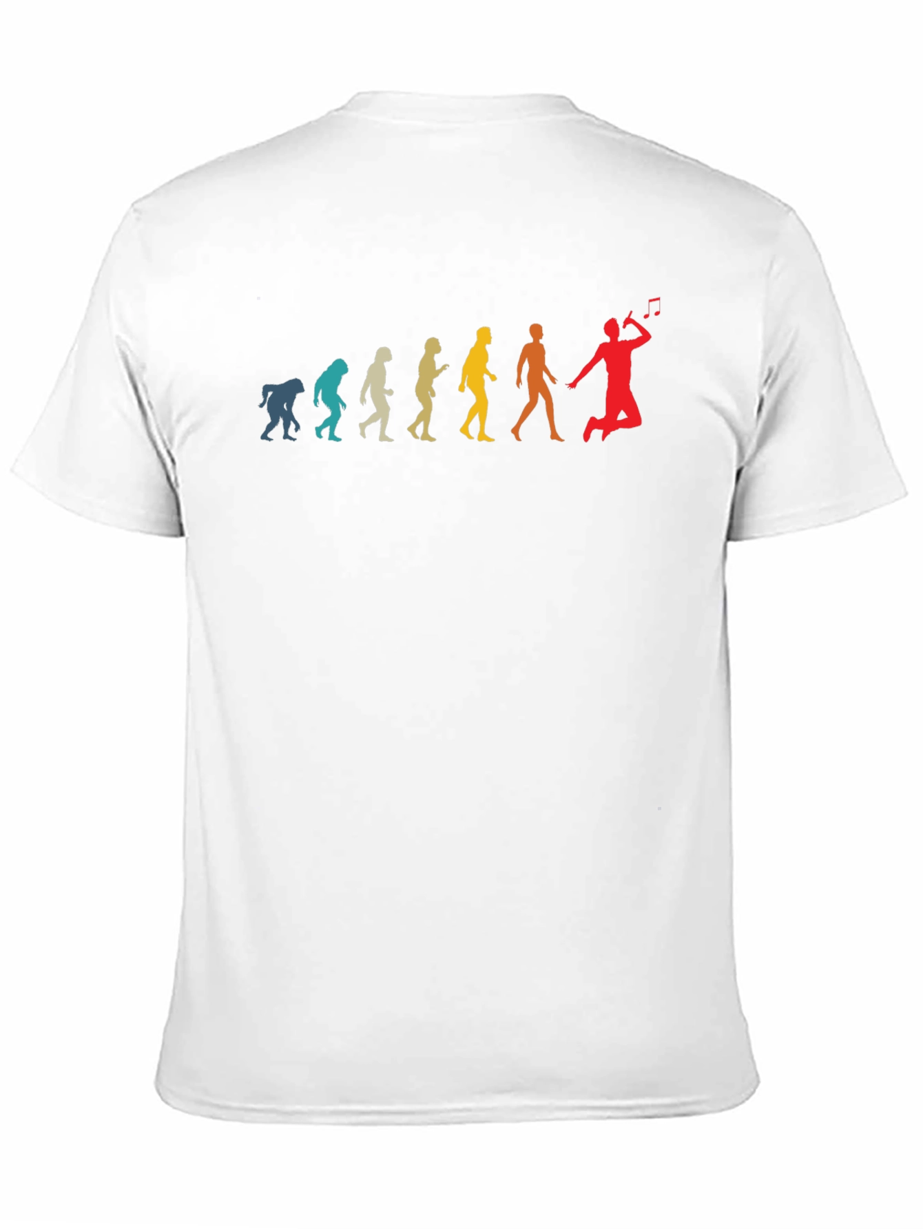 Black Evolution of Music T-Shirt - Black view 11