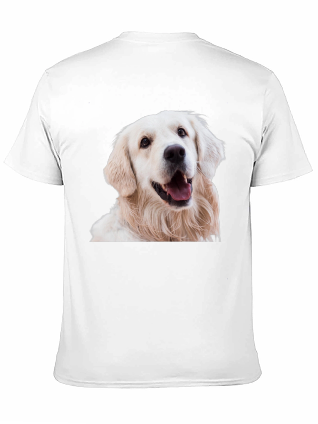 Black Golden Retriever Dog Graphic Black T-Shirt view 11