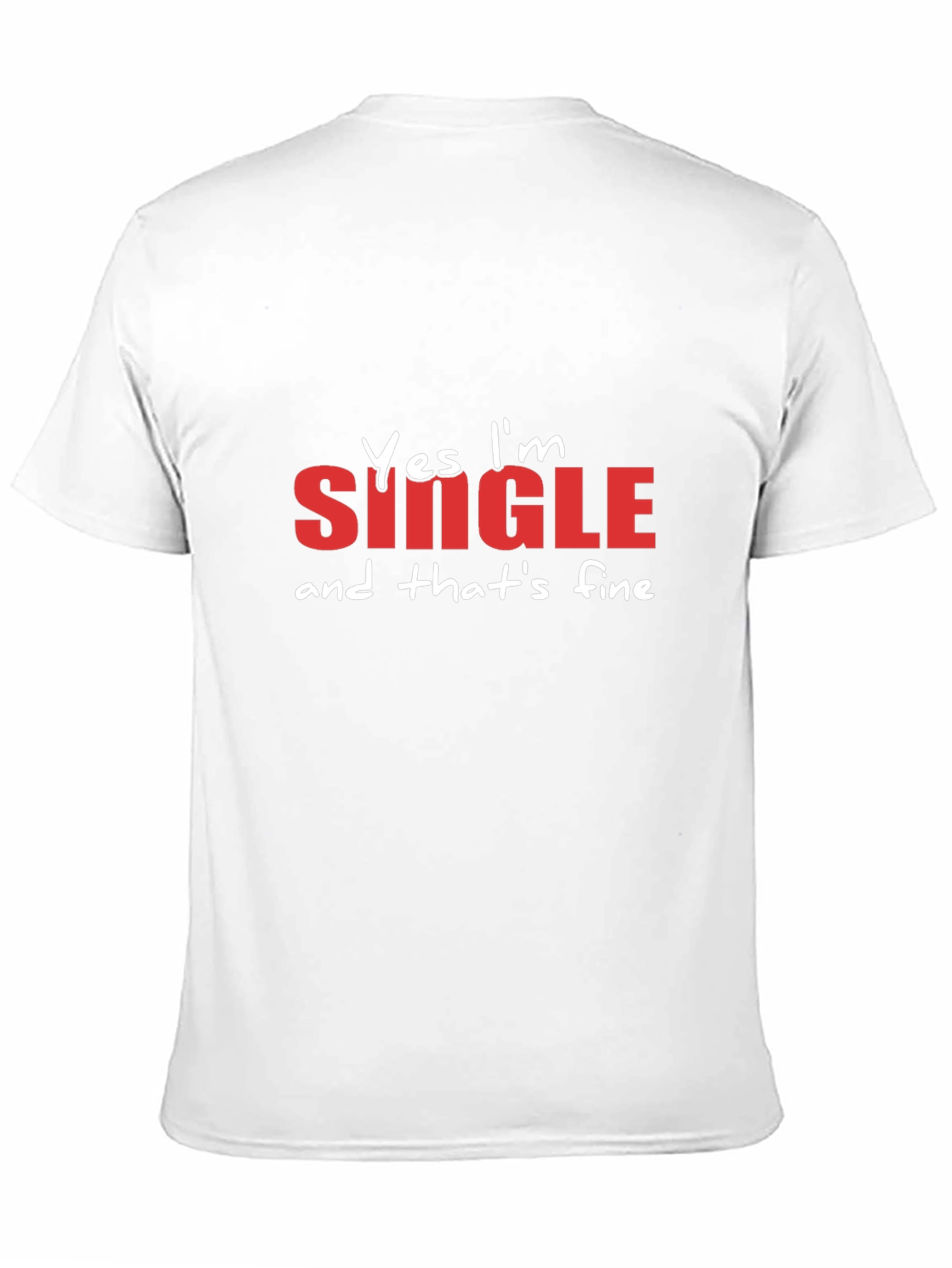 Black Funny Single & Fine Graphic T-Shirt view 11