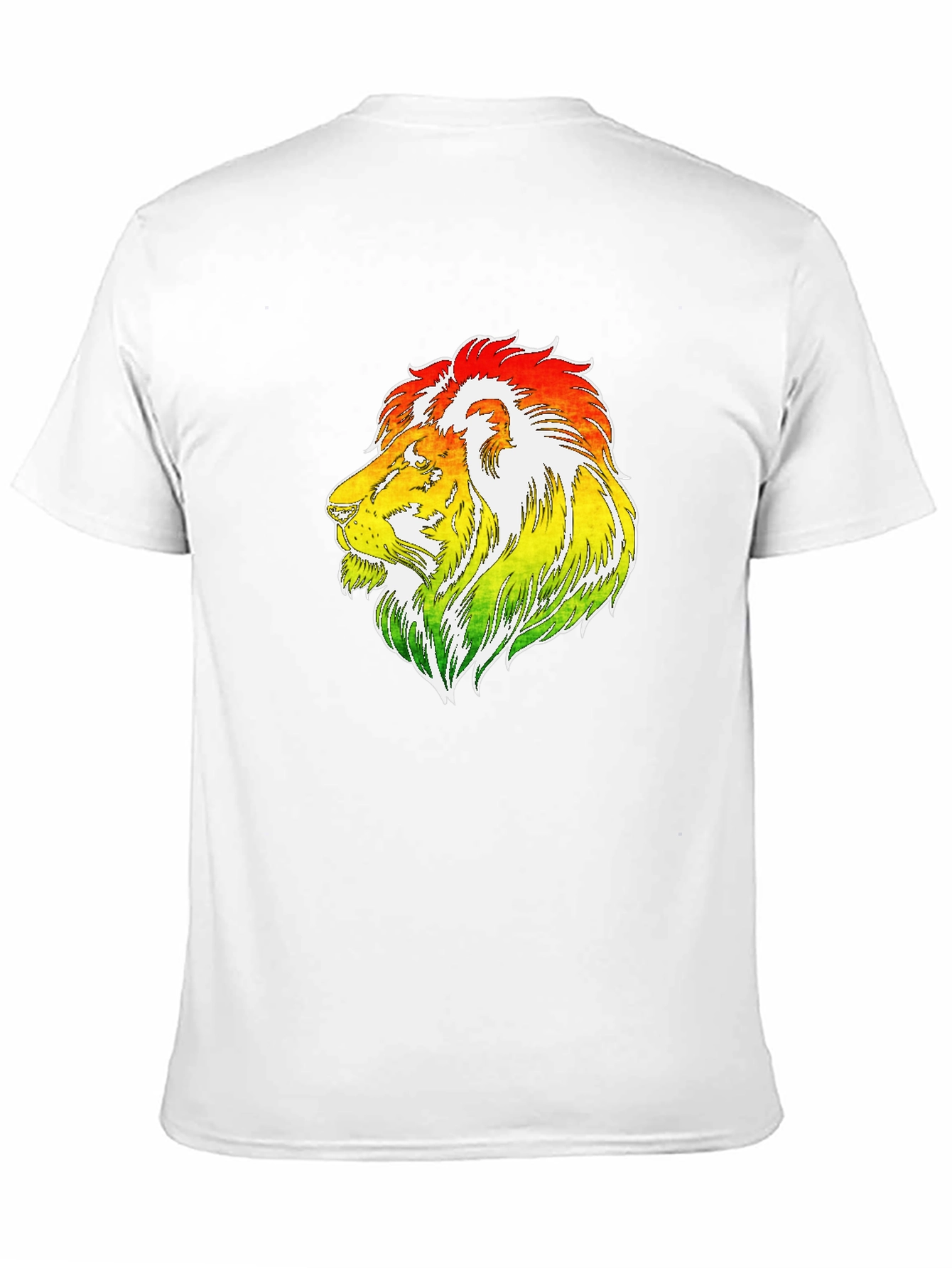 Black Rasta Lion Graphic T-Shirt - Reggae Style view 11