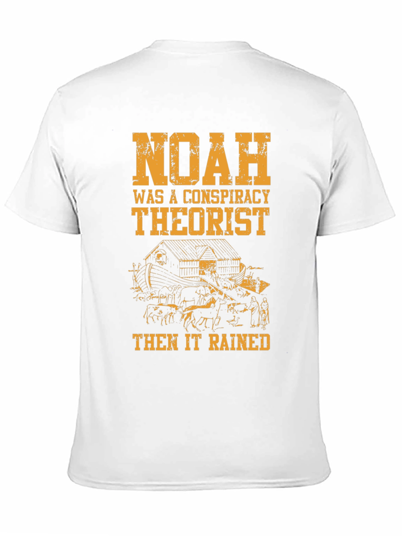 Black Noah Conspiracy Theorist Black Cotton Tee view 11