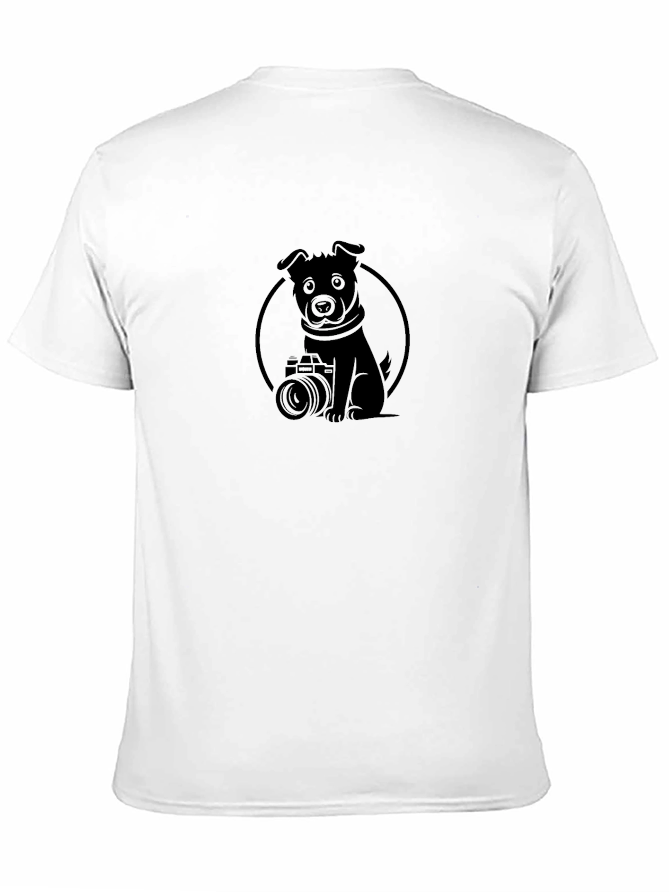 Black Dog Photographer Graphic Tee - Black view 11