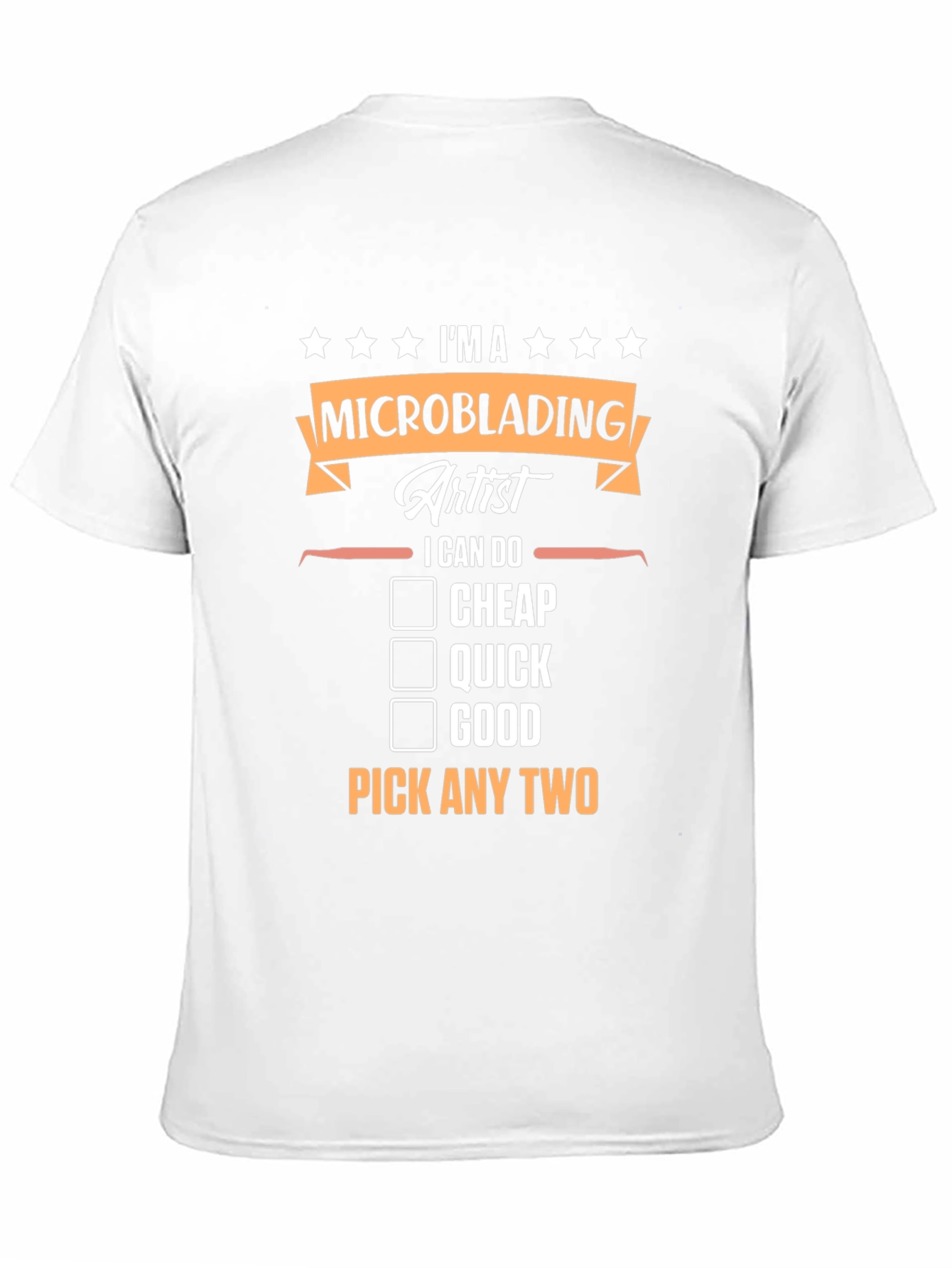 Black Microblading Artist T-Shirt - Pick Any Two view 11