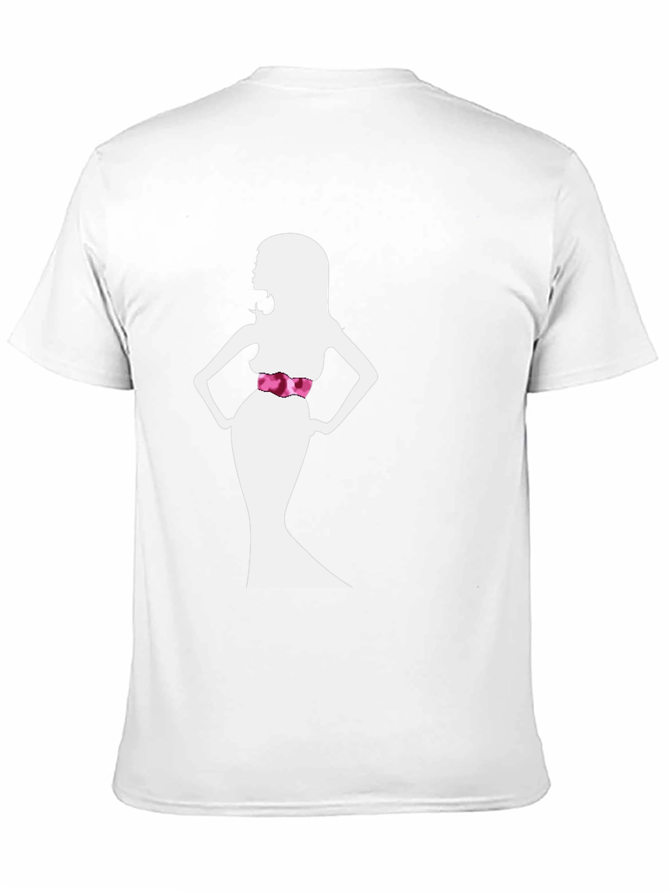 Black Silhouette Woman T-Shirt - Sleek & Stylish view 11