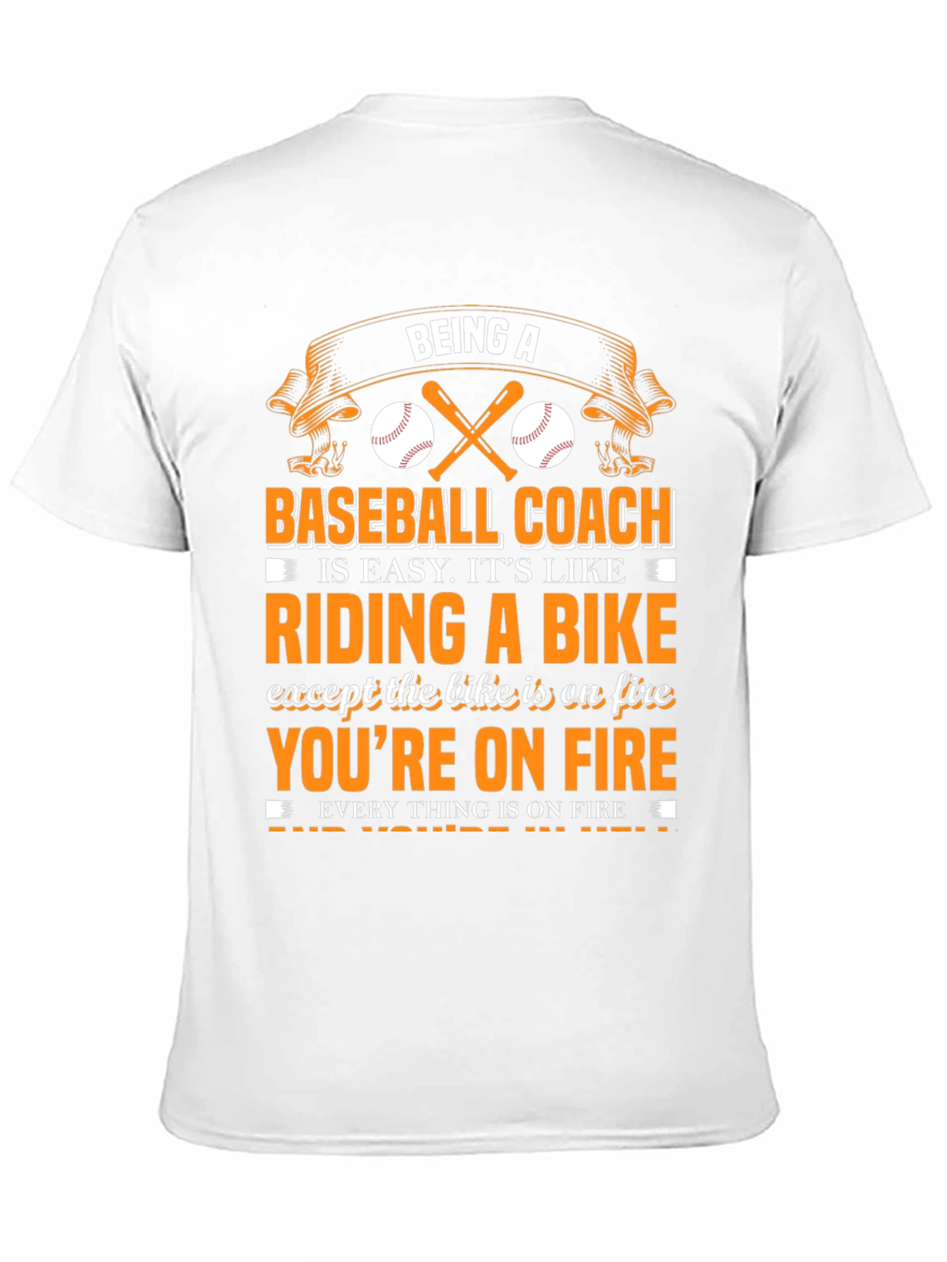 Black Being A Baseball Coach T-Shirt view 11