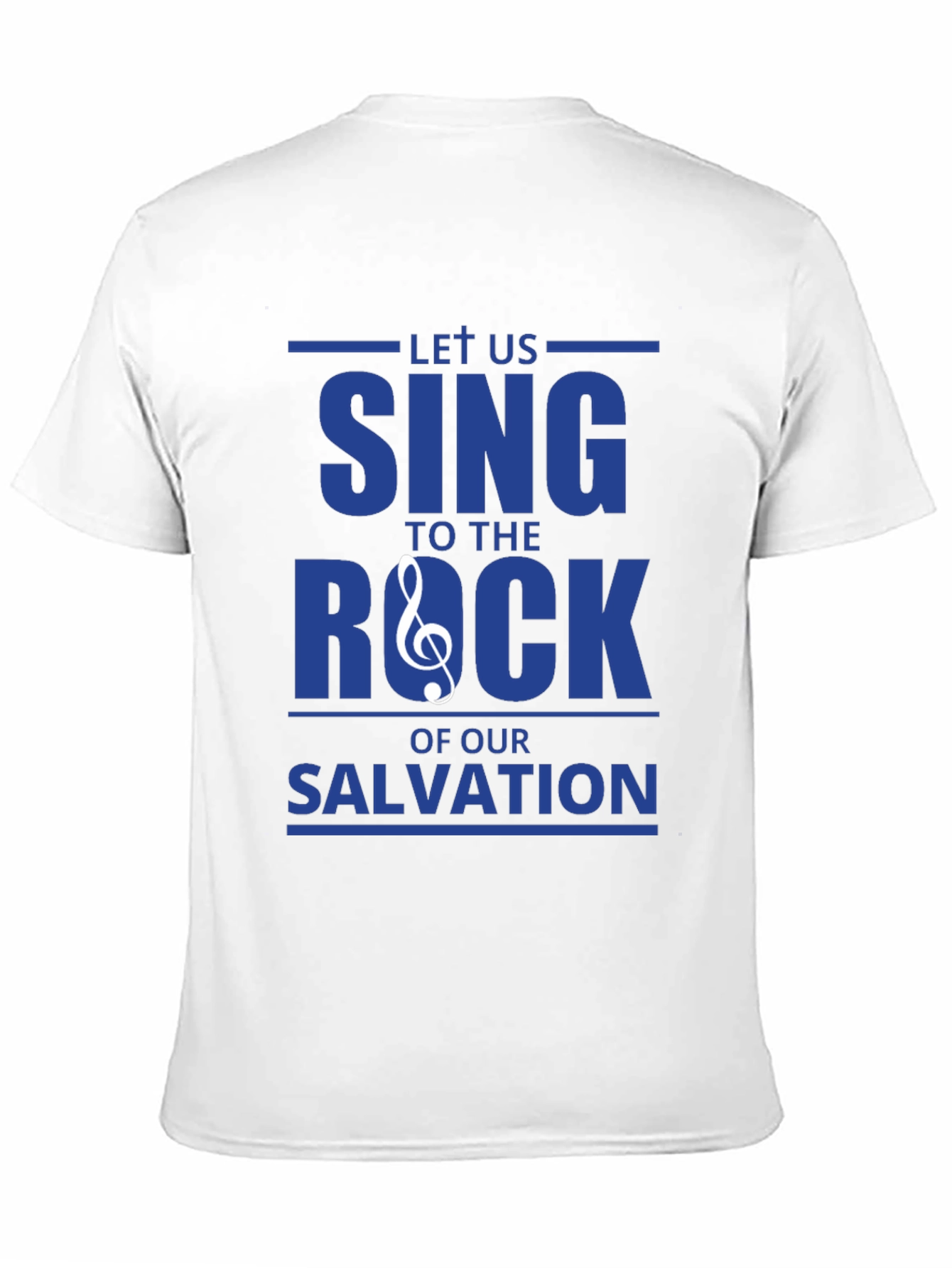 Black Let Us Sing To The Rock T-Shirt view 11