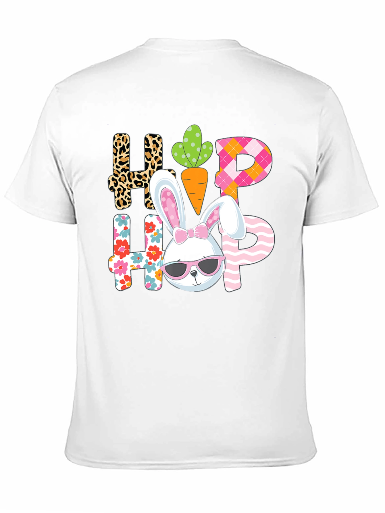 Black Hop Hip Easter Bunny T-Shirt view 11