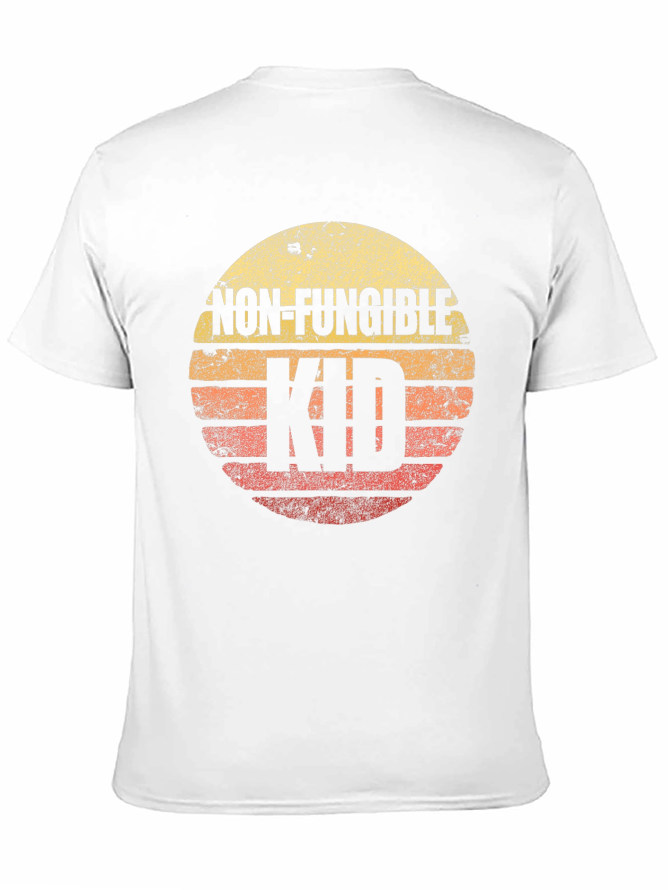 Black Non-Fungible Kid Retro T-Shirt view 11