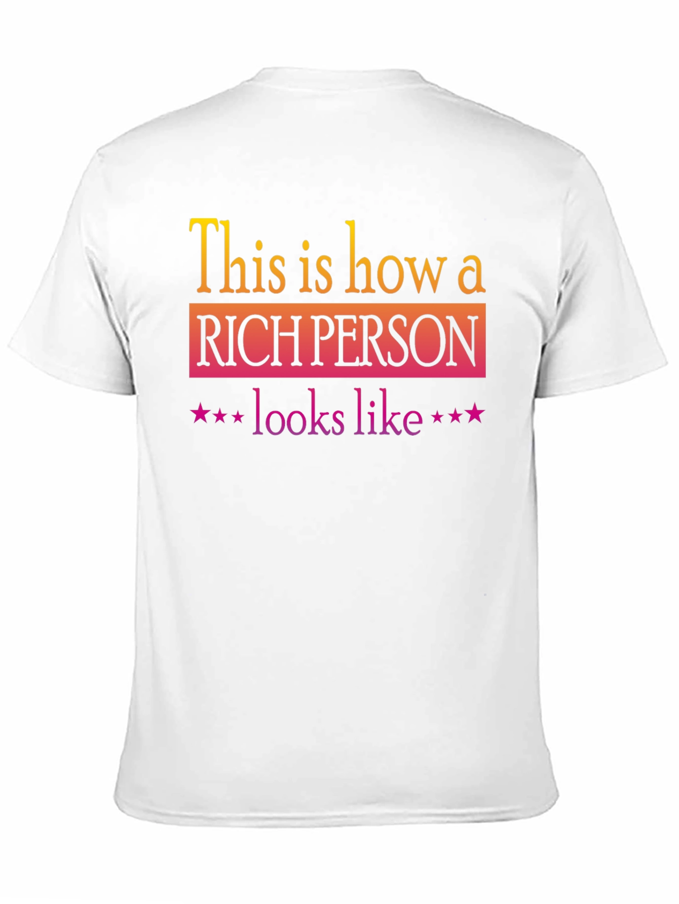 Black Rich Person Graphic Tee view 11