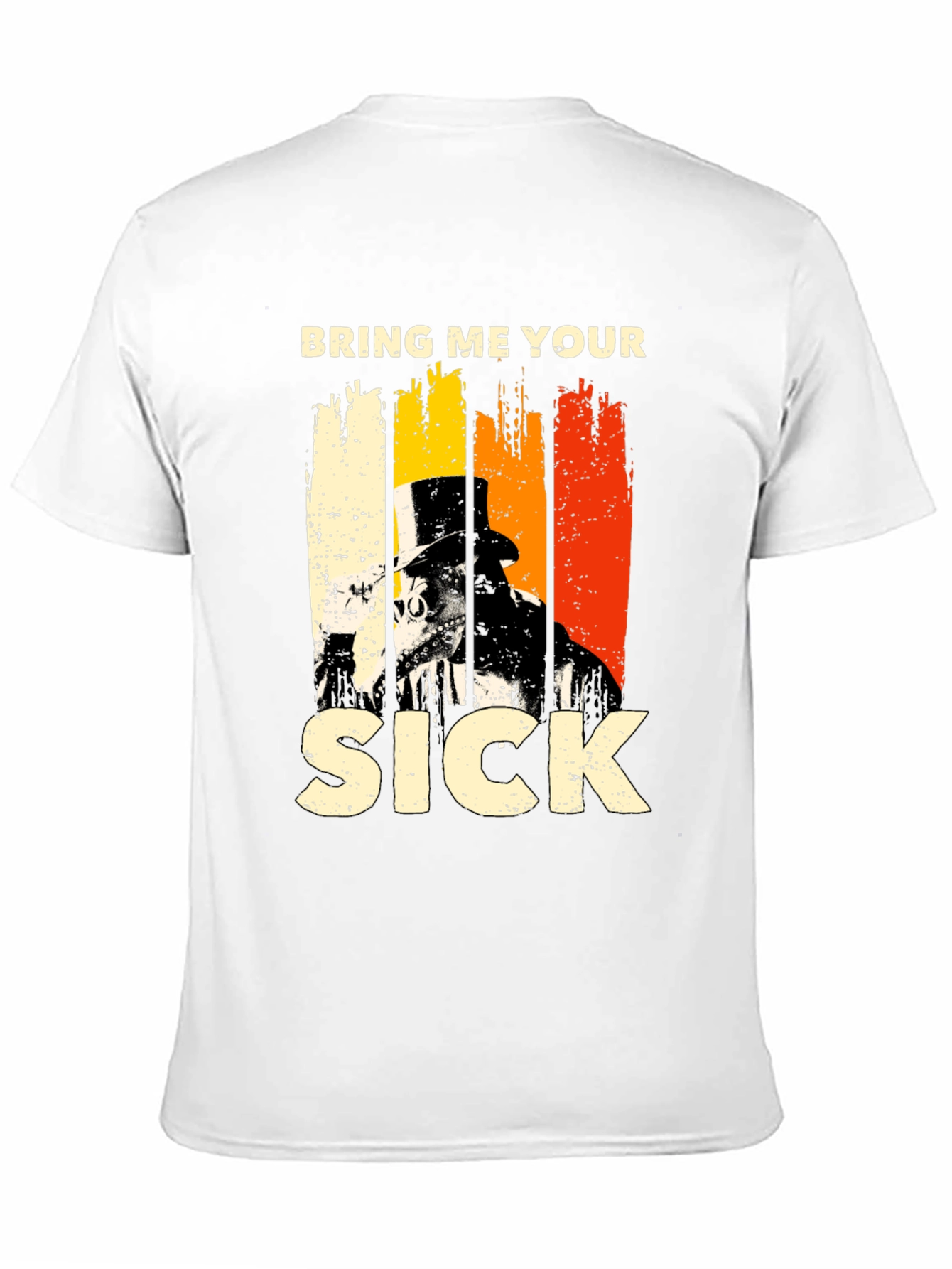 Black Bring Me Your Sick T-Shirt Plague Doctor Tee view 11