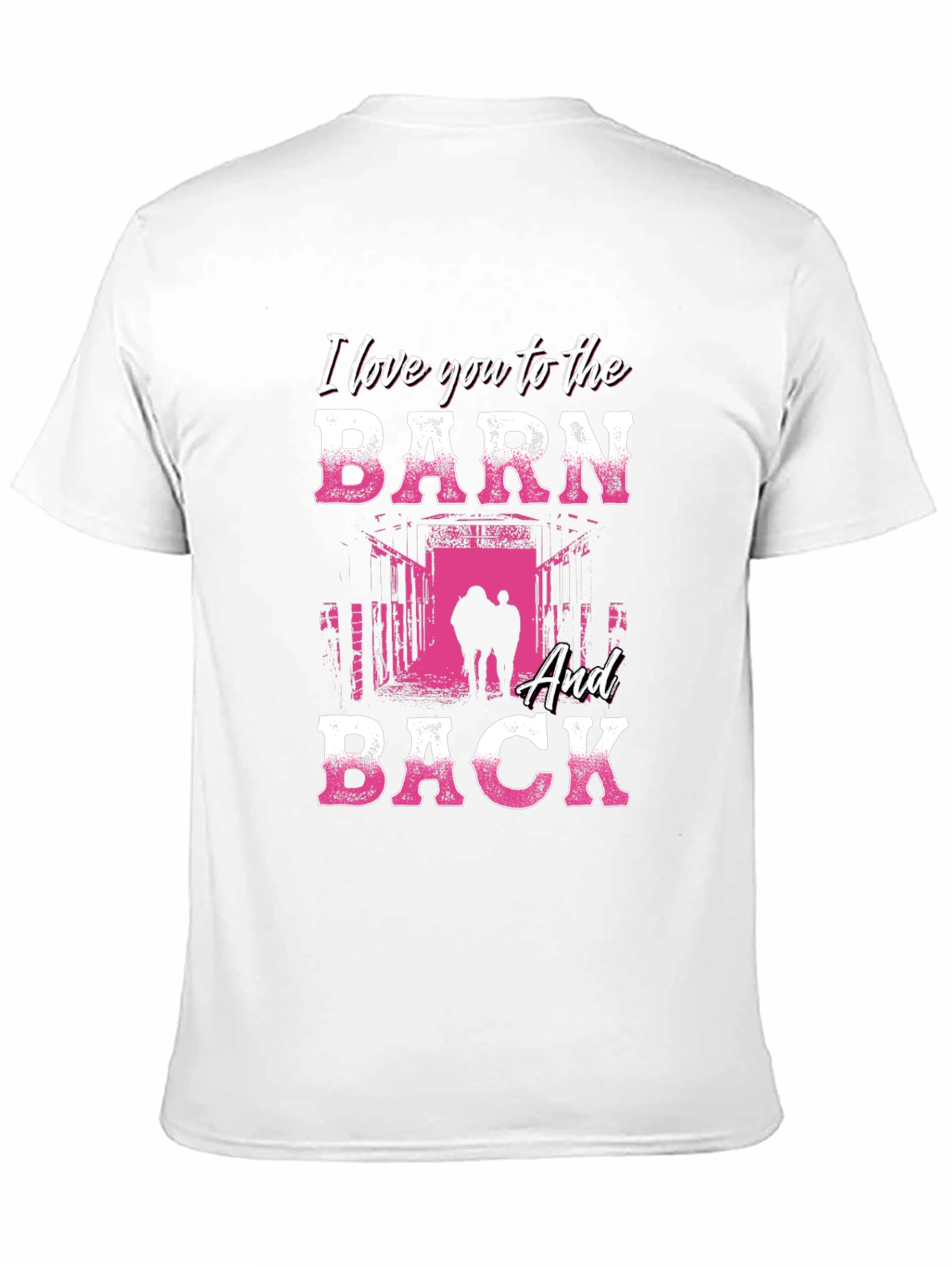 Black I Love You to the Barn and Back Graphic Tee view 11