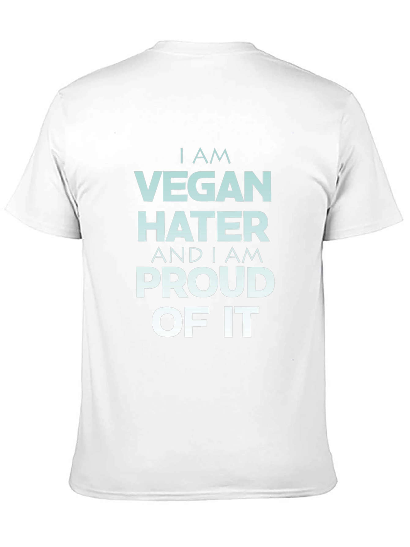 Black Vegan Hater T-Shirt view 11