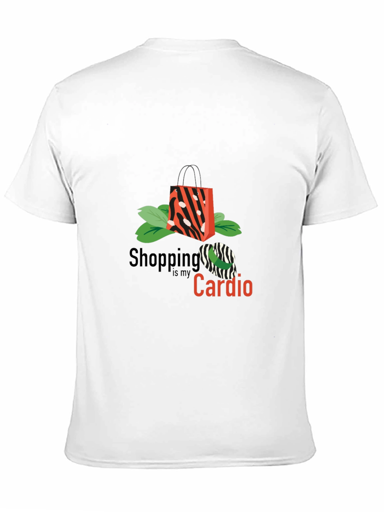 Black Shopping Is My Cardio Graphic Tee view 11