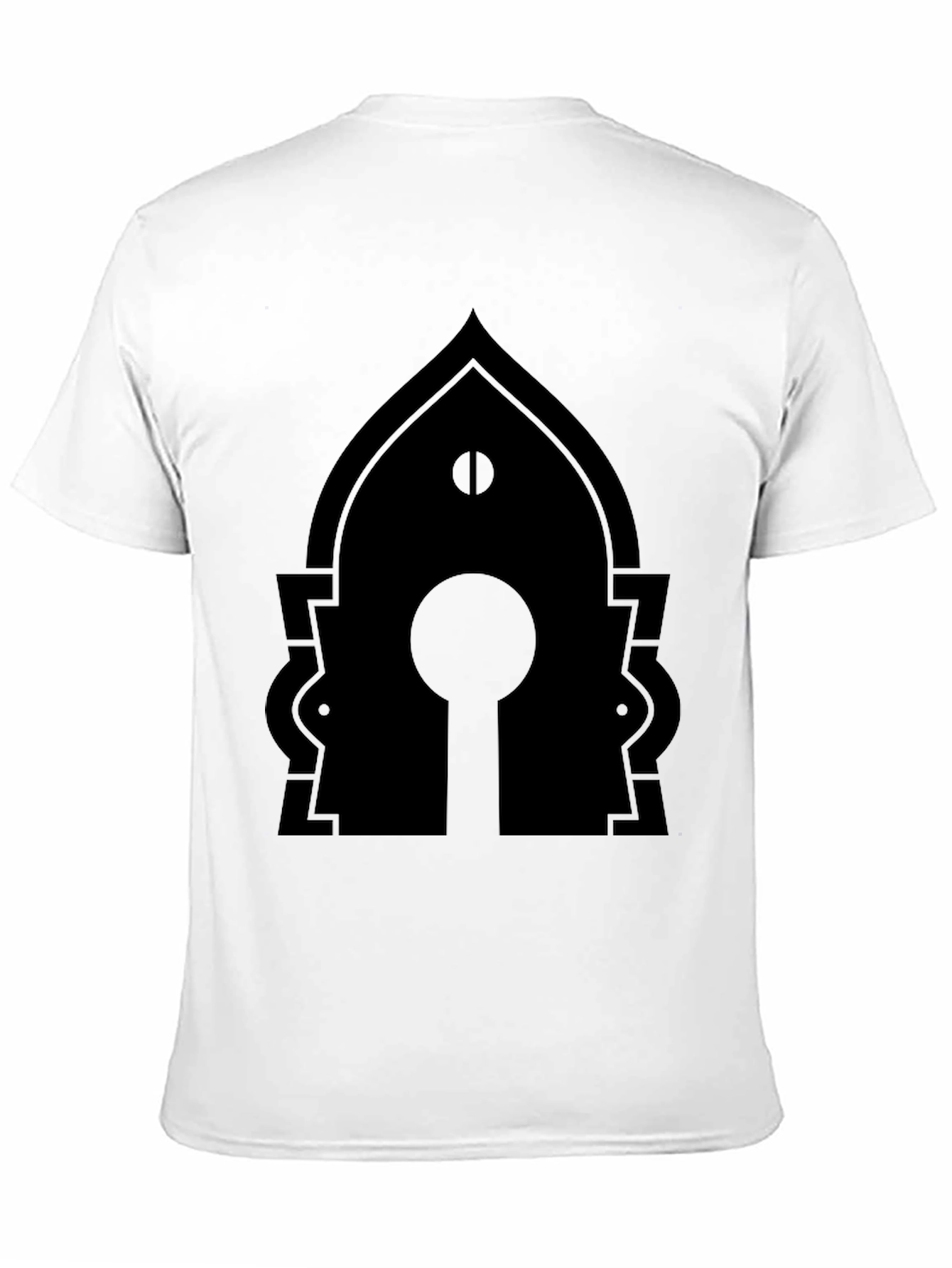 Mystic Keyhole Graphic Tee - Gothic Style Print - 11