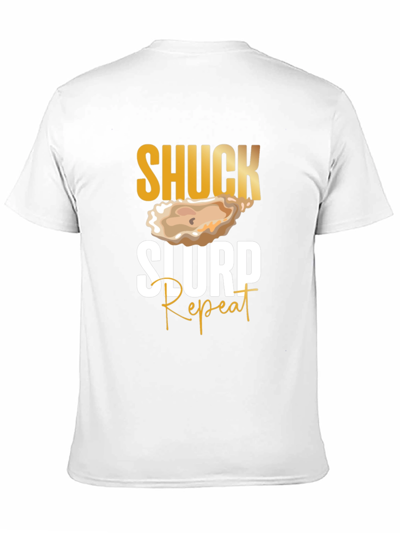 Black Shuck Slurp Repeat Oyster T-Shirt view 11
