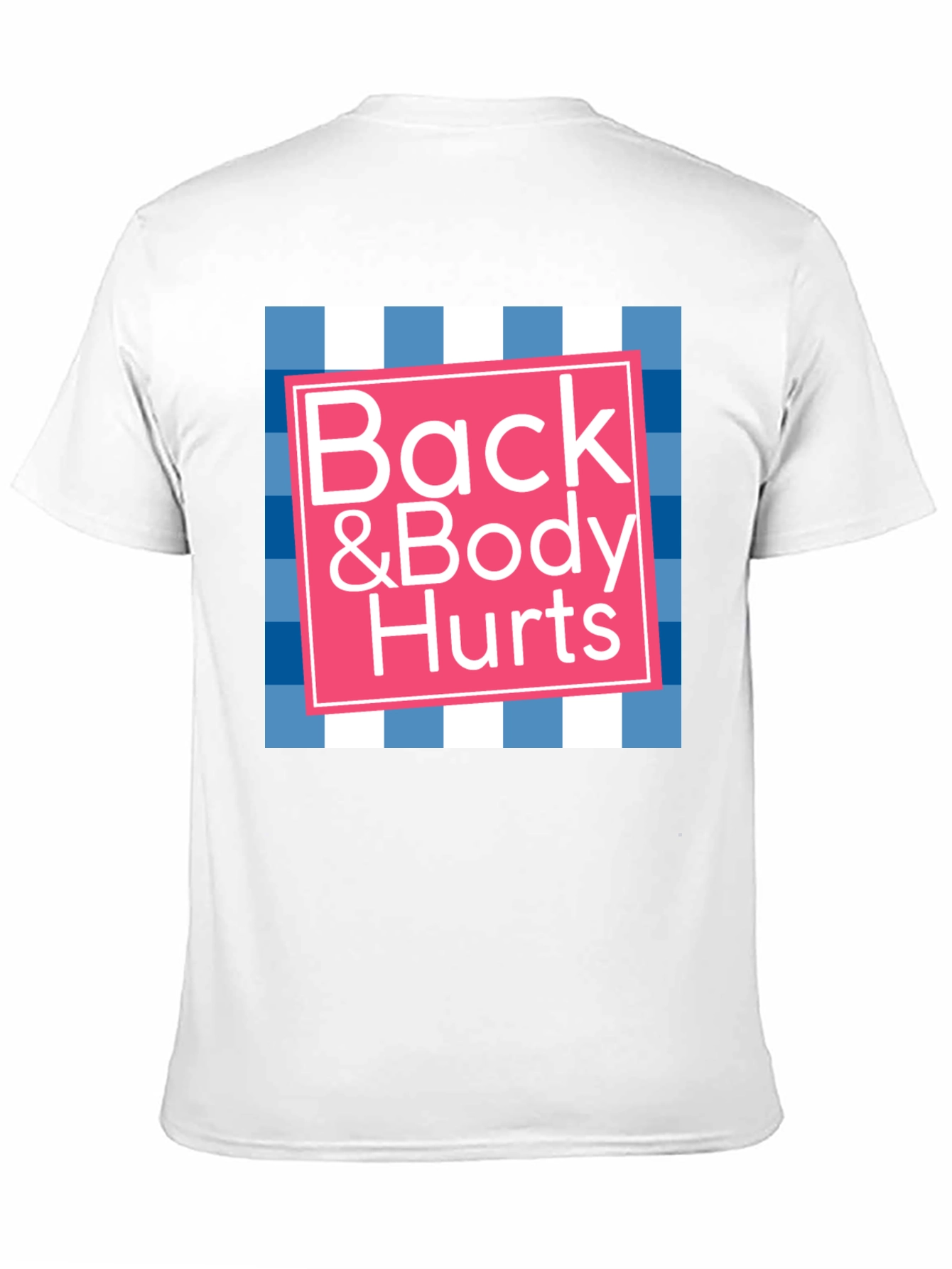 Black Back & Body Hurts Graphic T-Shirt - Novelty Tee view 11