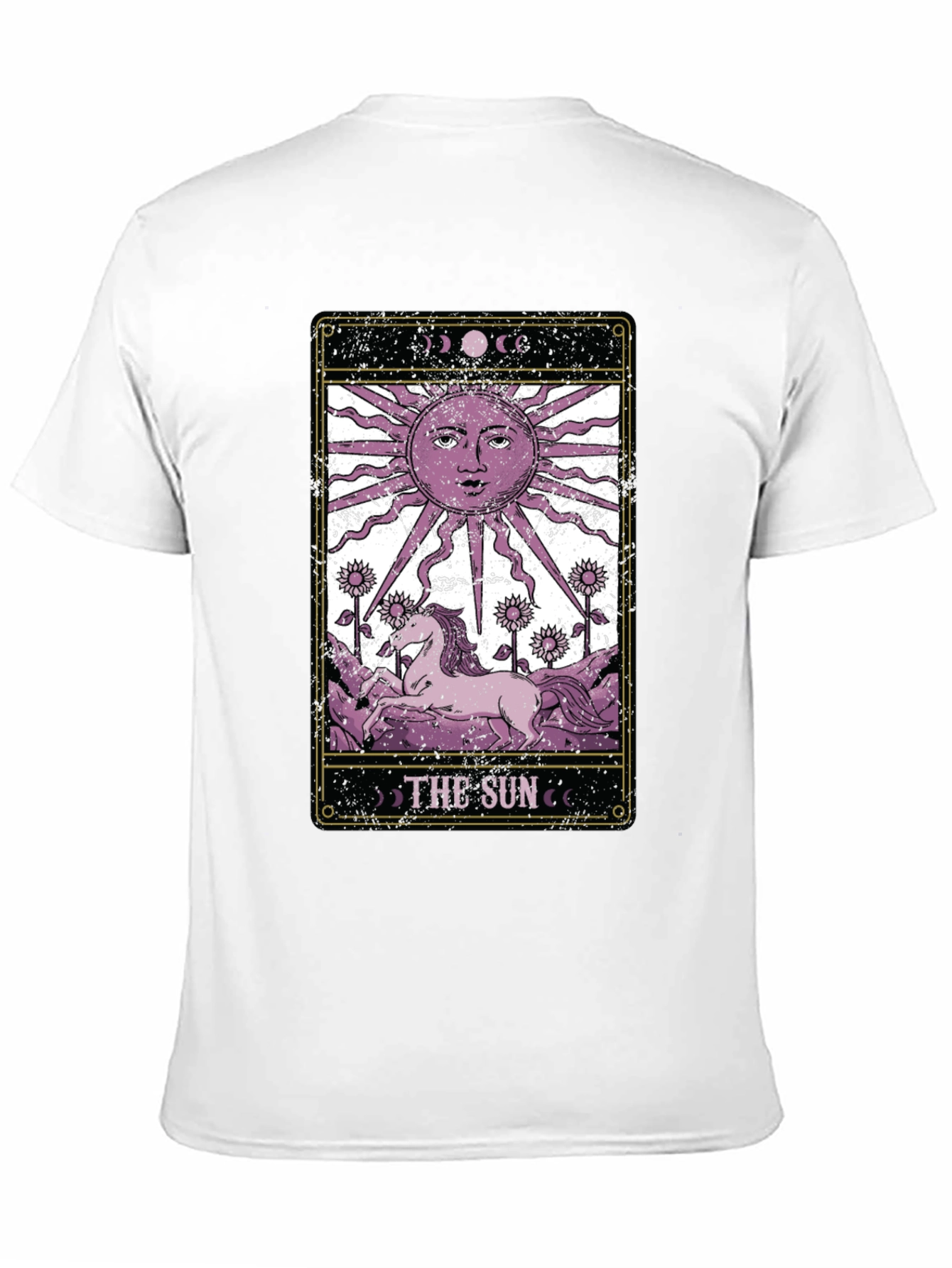 Black The Sun Tarot Card T-Shirt - Mystical Graphic Tee view 11