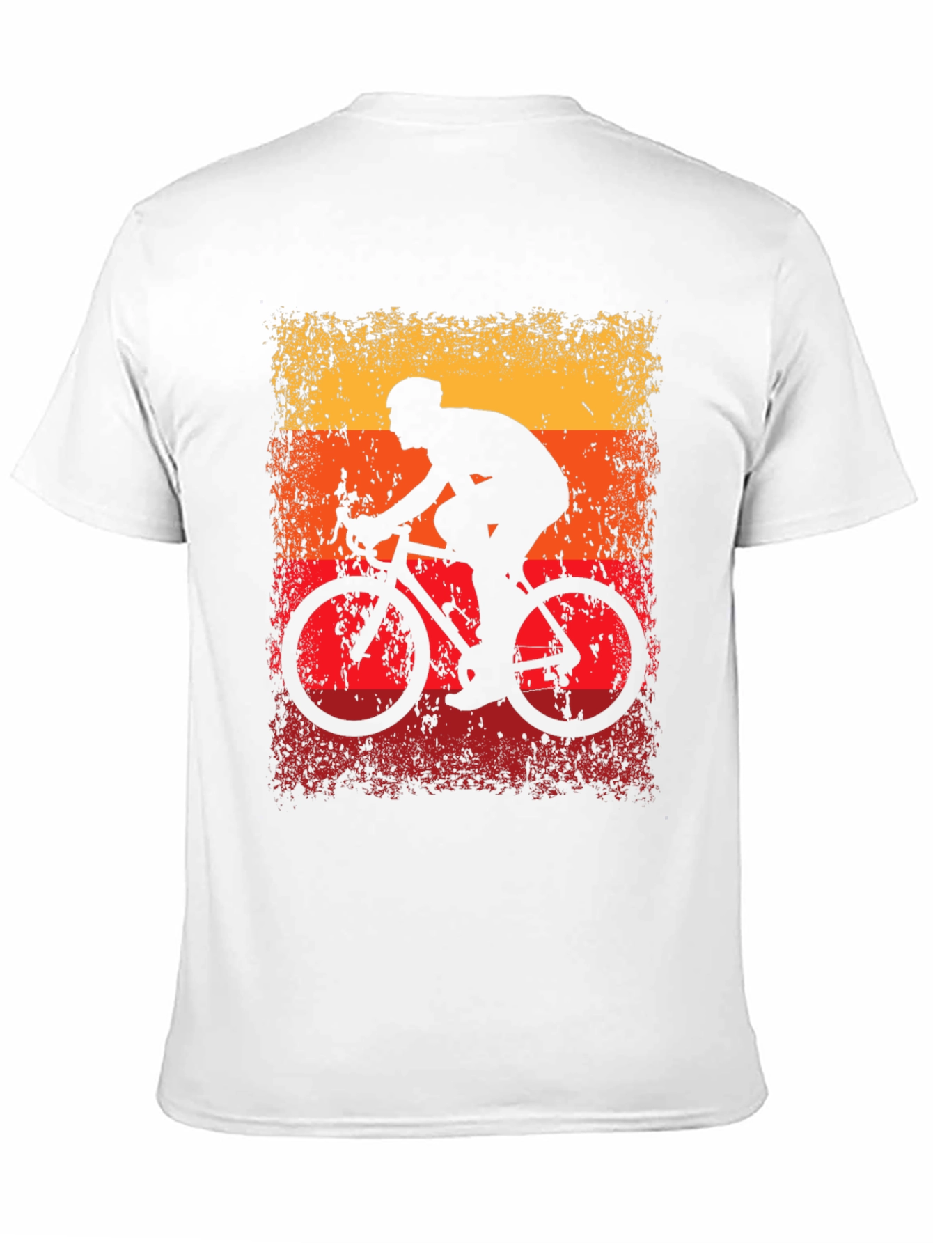 Black Retro Cycling T-Shirt - Black Cotton Blend view 11