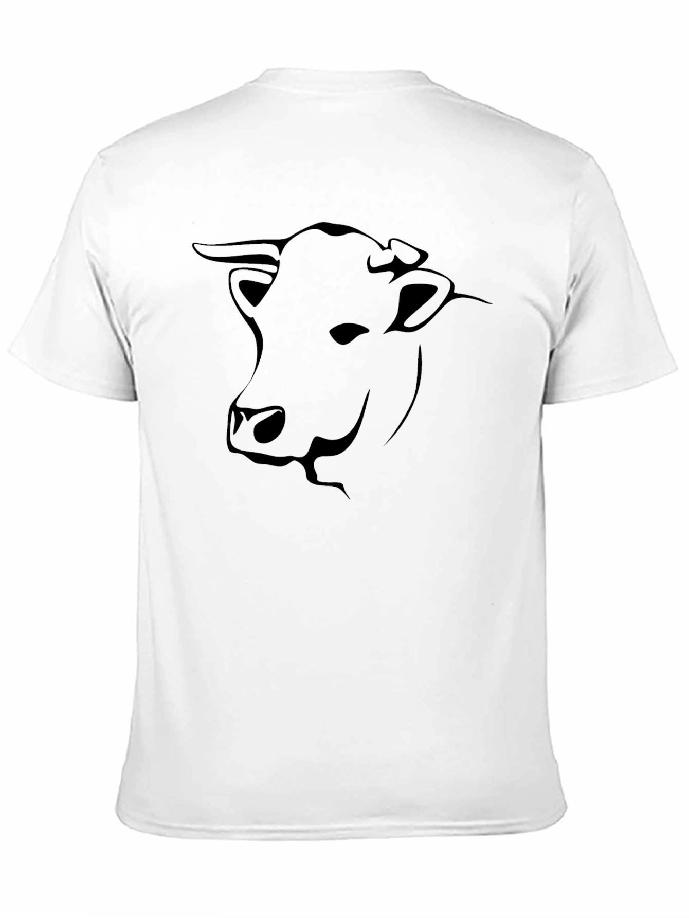 Black Black Bull Graphic Tee - Unisex Cotton T-Shirt view 11