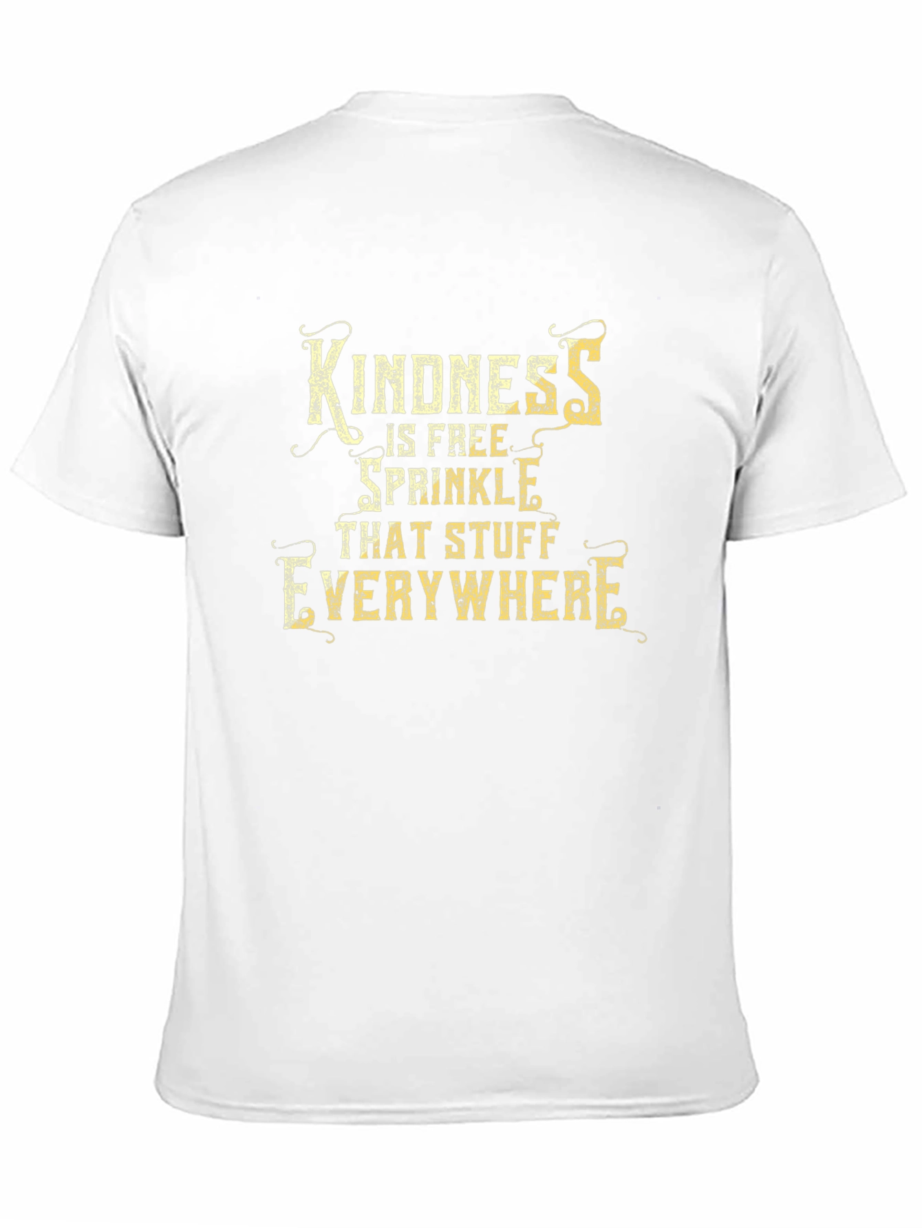 Black Kindness Everywhere Graphic Tee - Soft Black T-Shirt view 11