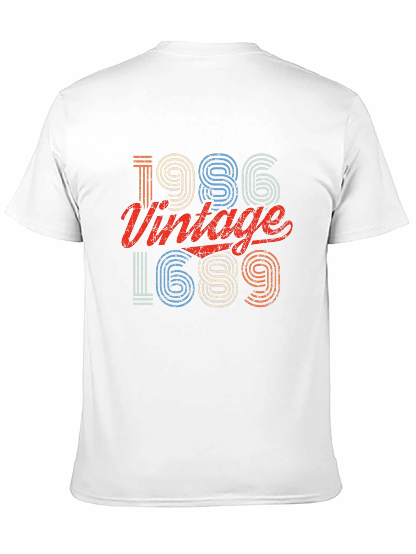 Black Vintage 1986 T-Shirt, Retro Birthday Tee view 11