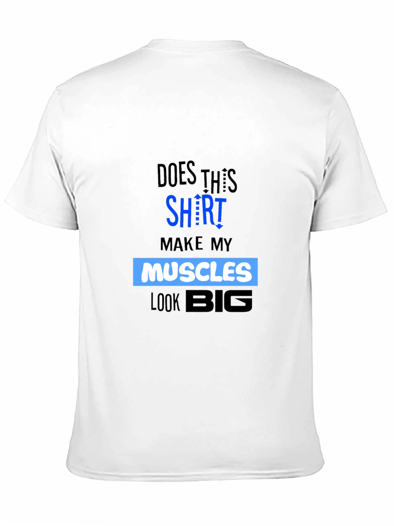 Black Muscles Graphic T-Shirt - Funny Gym Workout Tee view 11