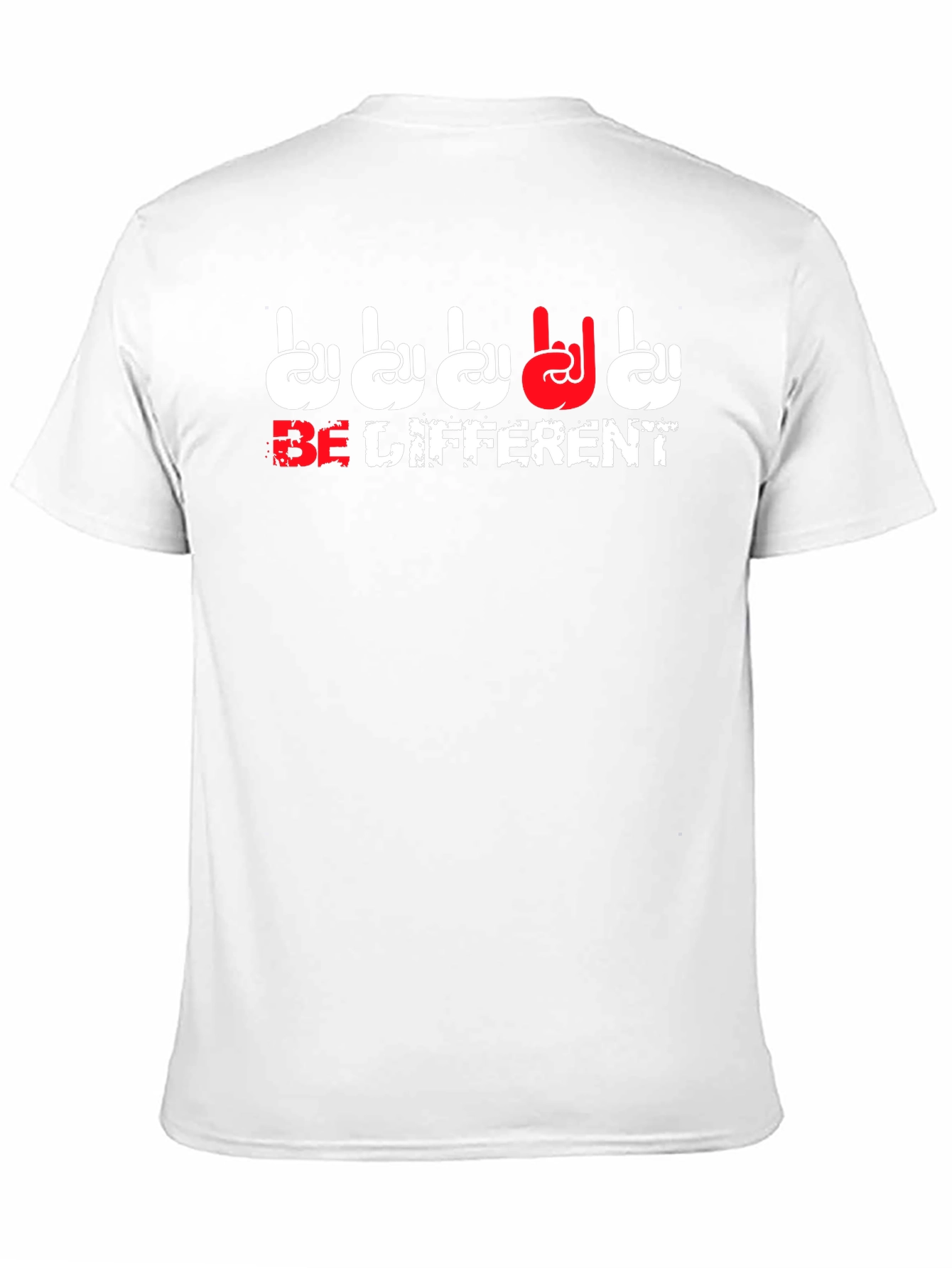Black Be Different Graphic T-Shirt - Black view 11