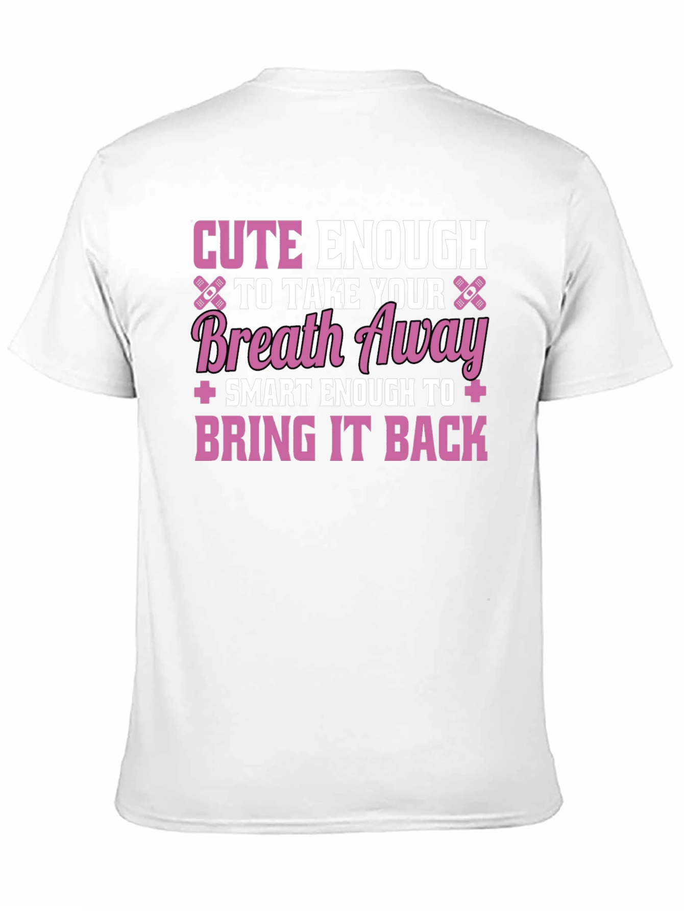 Black Cute Enough Nurse Graphic T-Shirt view 11