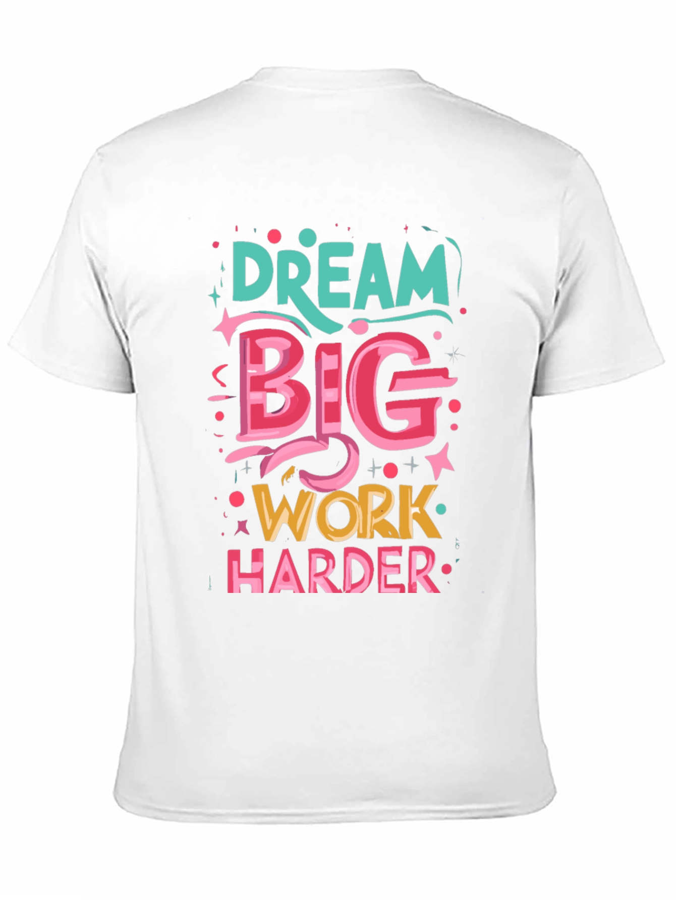 Black Dream Big T-Shirt: Motivational Graphic Tee view 11