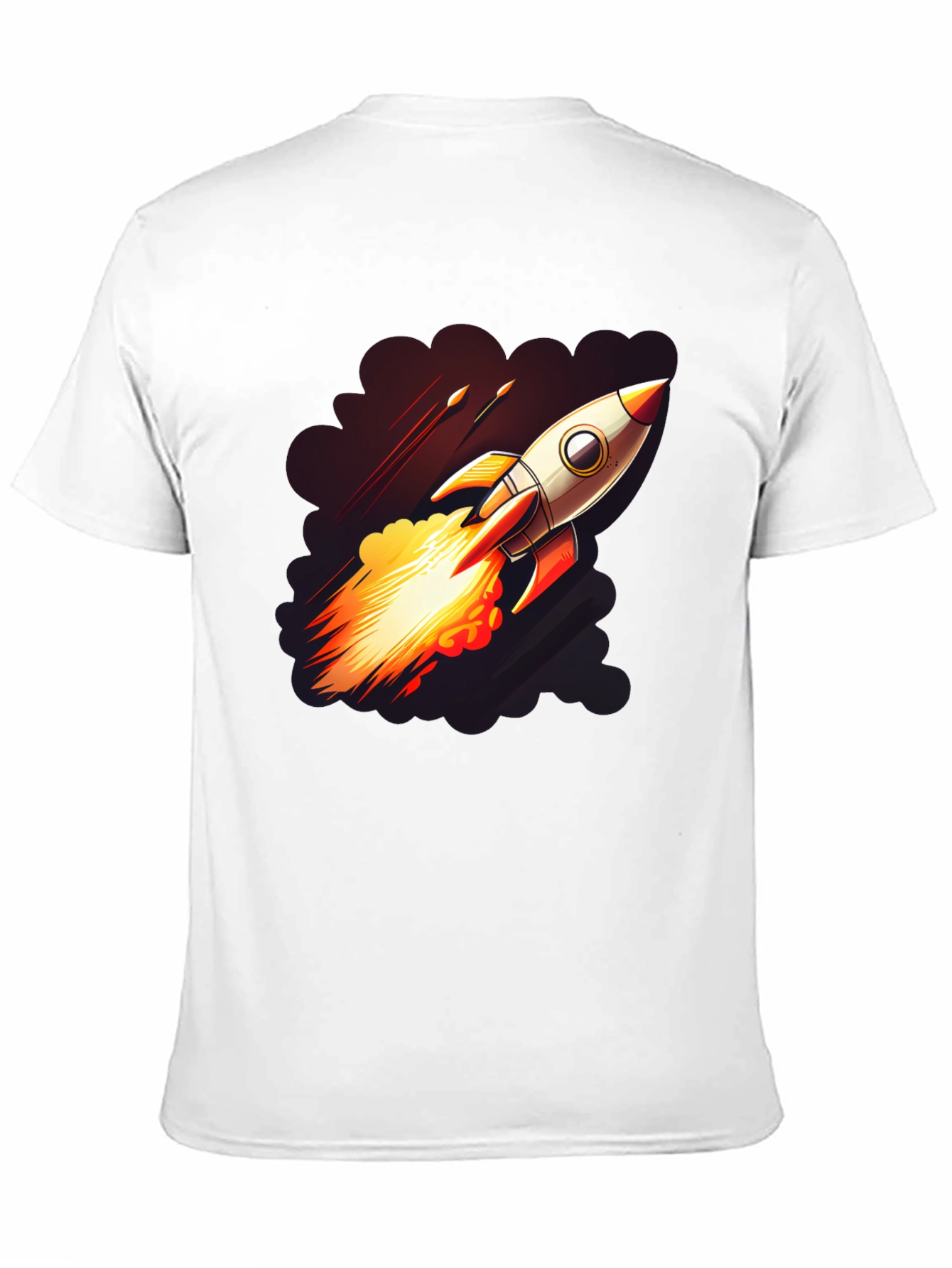 Black Rocket Launch Graphic T-Shirt view 11