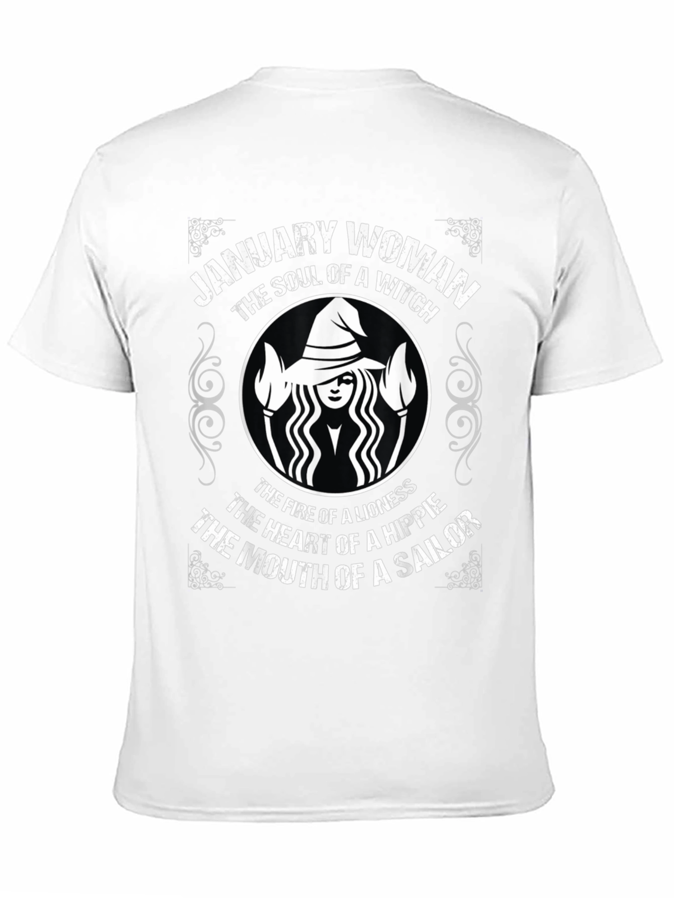 Black January Woman Witch Soul Graphic Tee - Black view 11