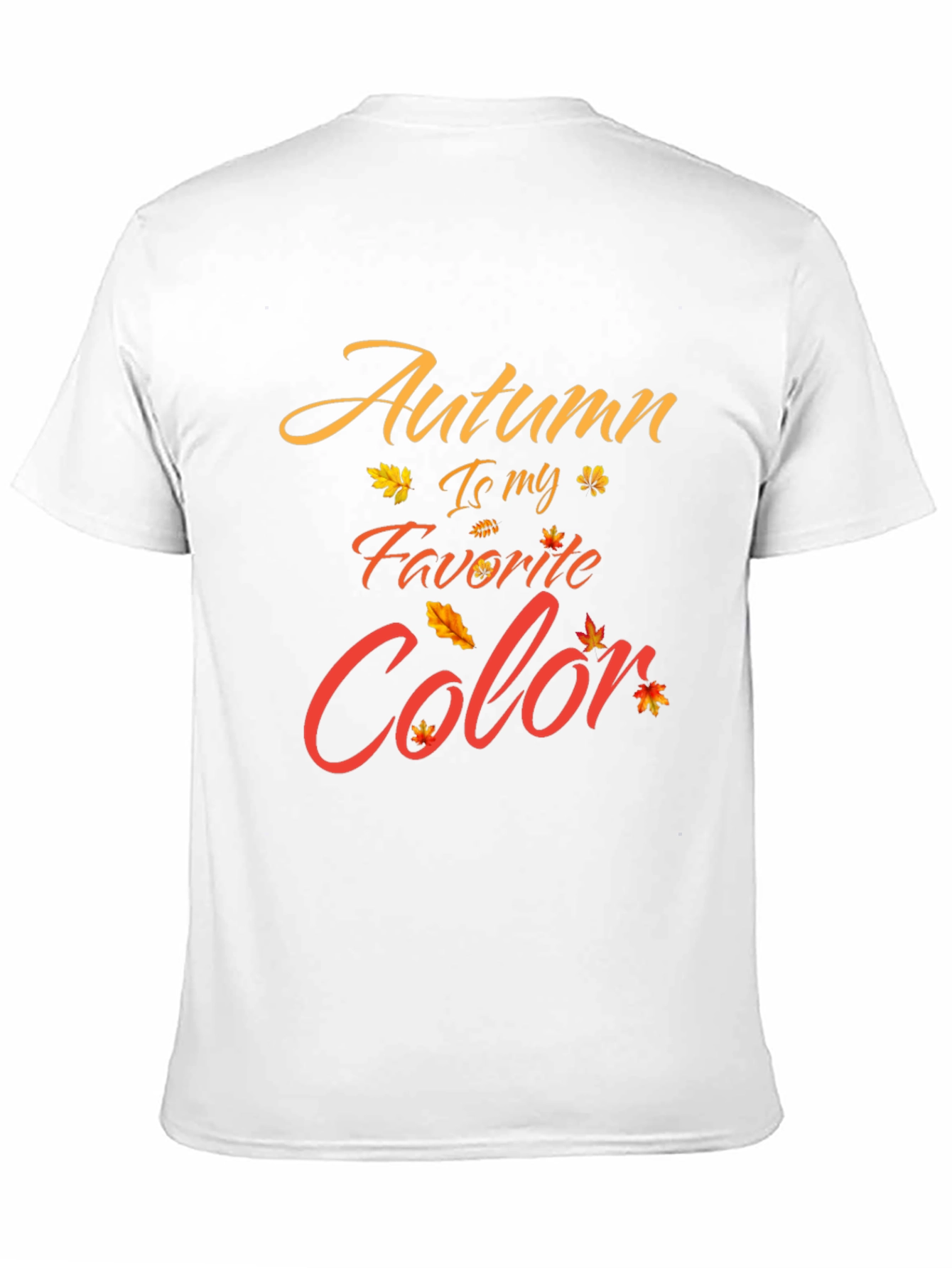Black Autumn is my Favorite Color T-Shirt view 11