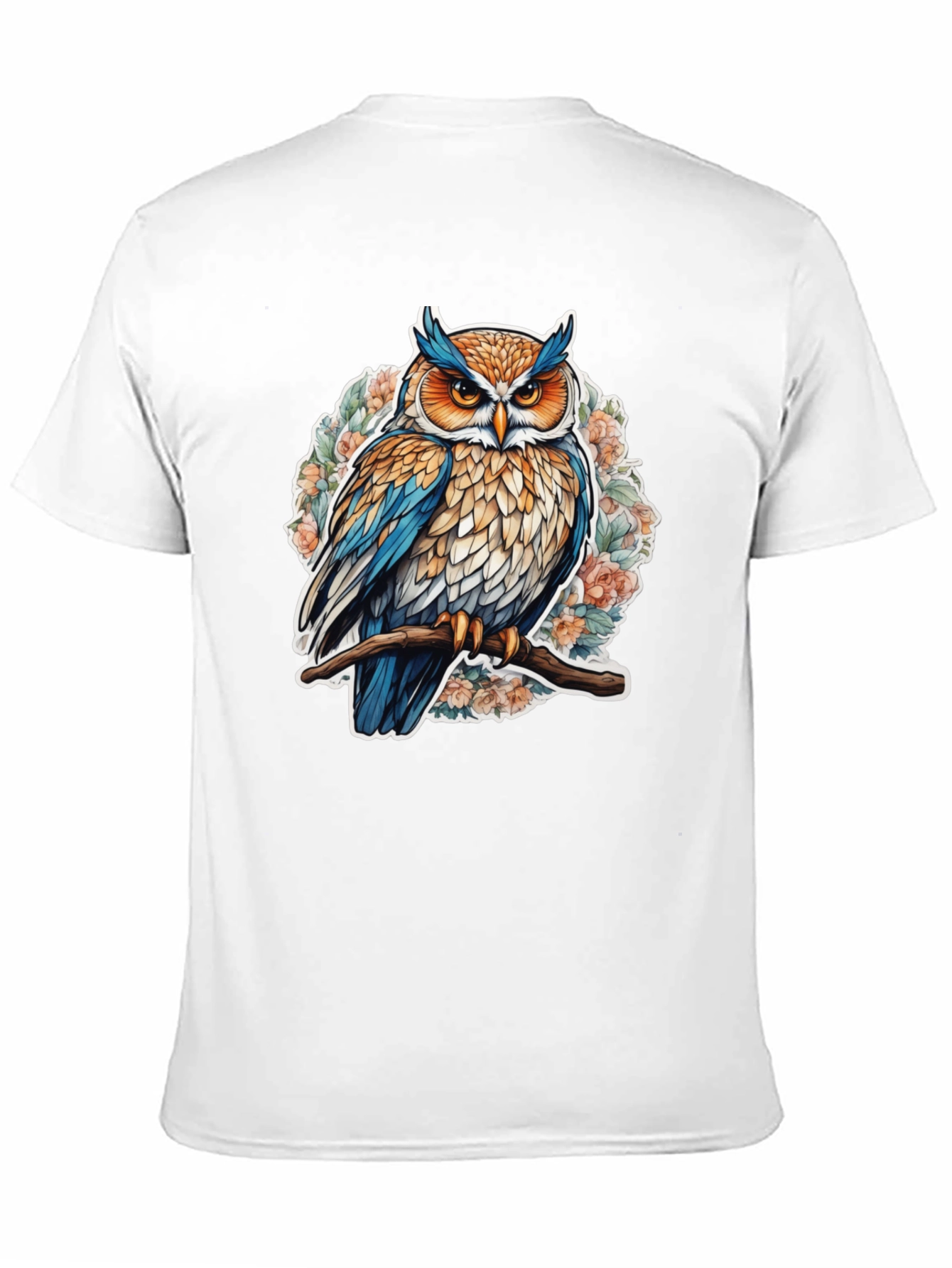 Black Owl Graphic Tee - Nature Inspired Design view 11