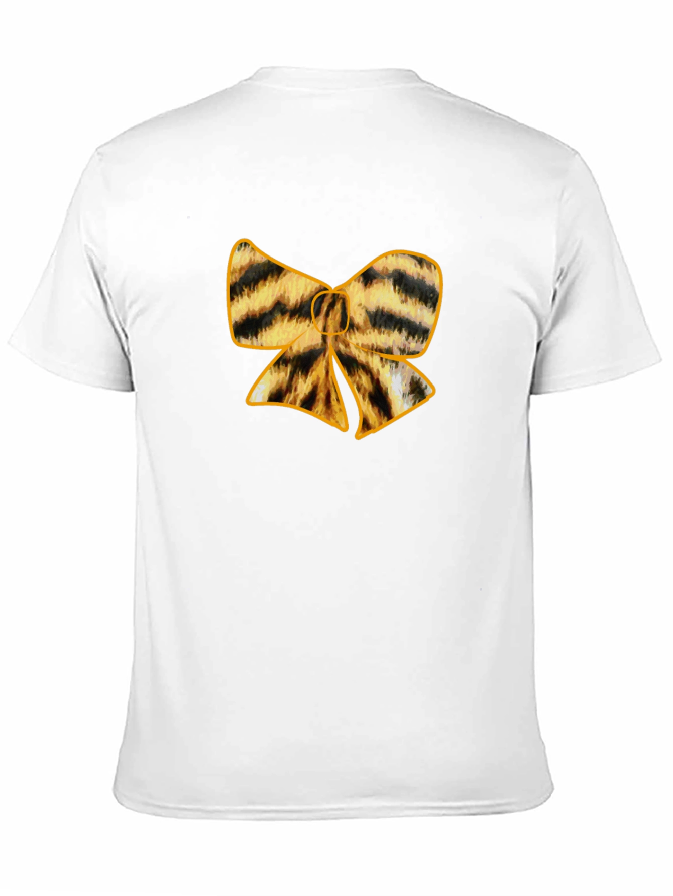 Black Striped Bow Tie Graphic Tee - Stylish Black T-Shirt view 11