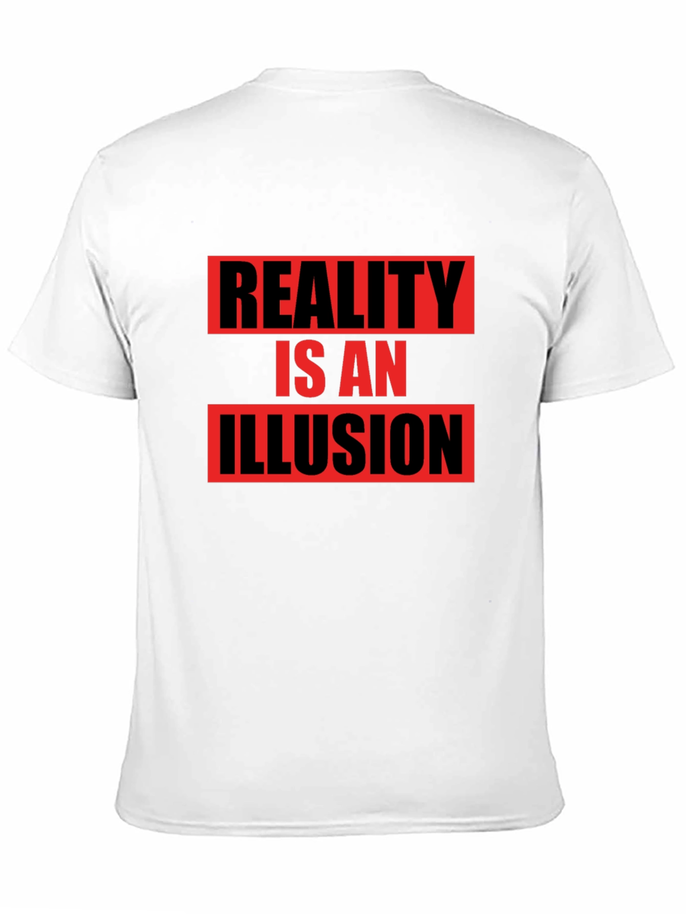 Black Reality Illusion Graphic T-Shirt - Black view 11