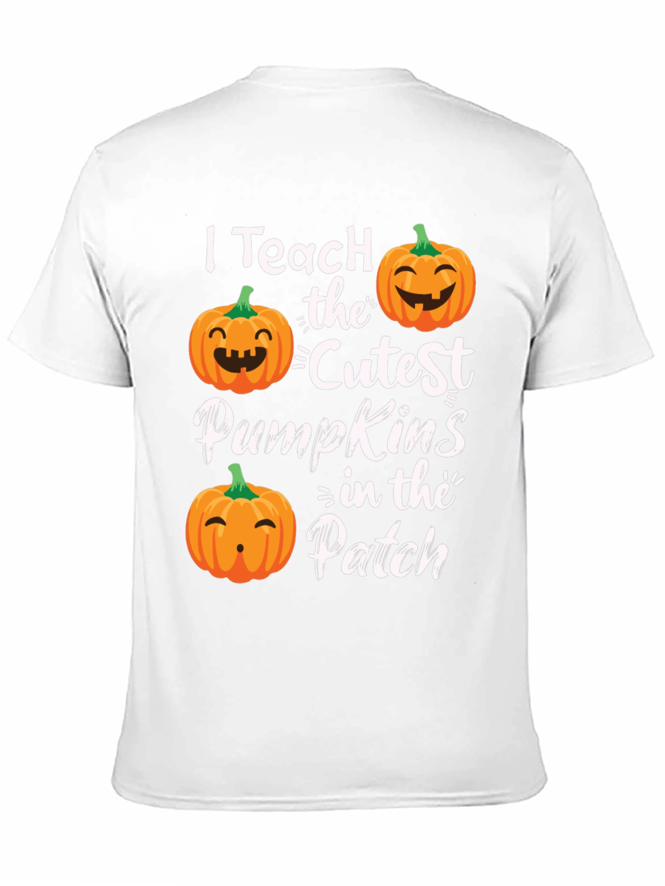 Black I Teach the Cutest Pumpkins T-Shirt view 11