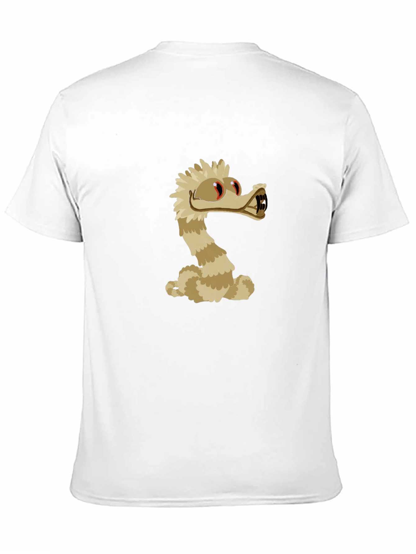 Black Cartoon Snake T-Shirt - Unique Graphic Tee view 11