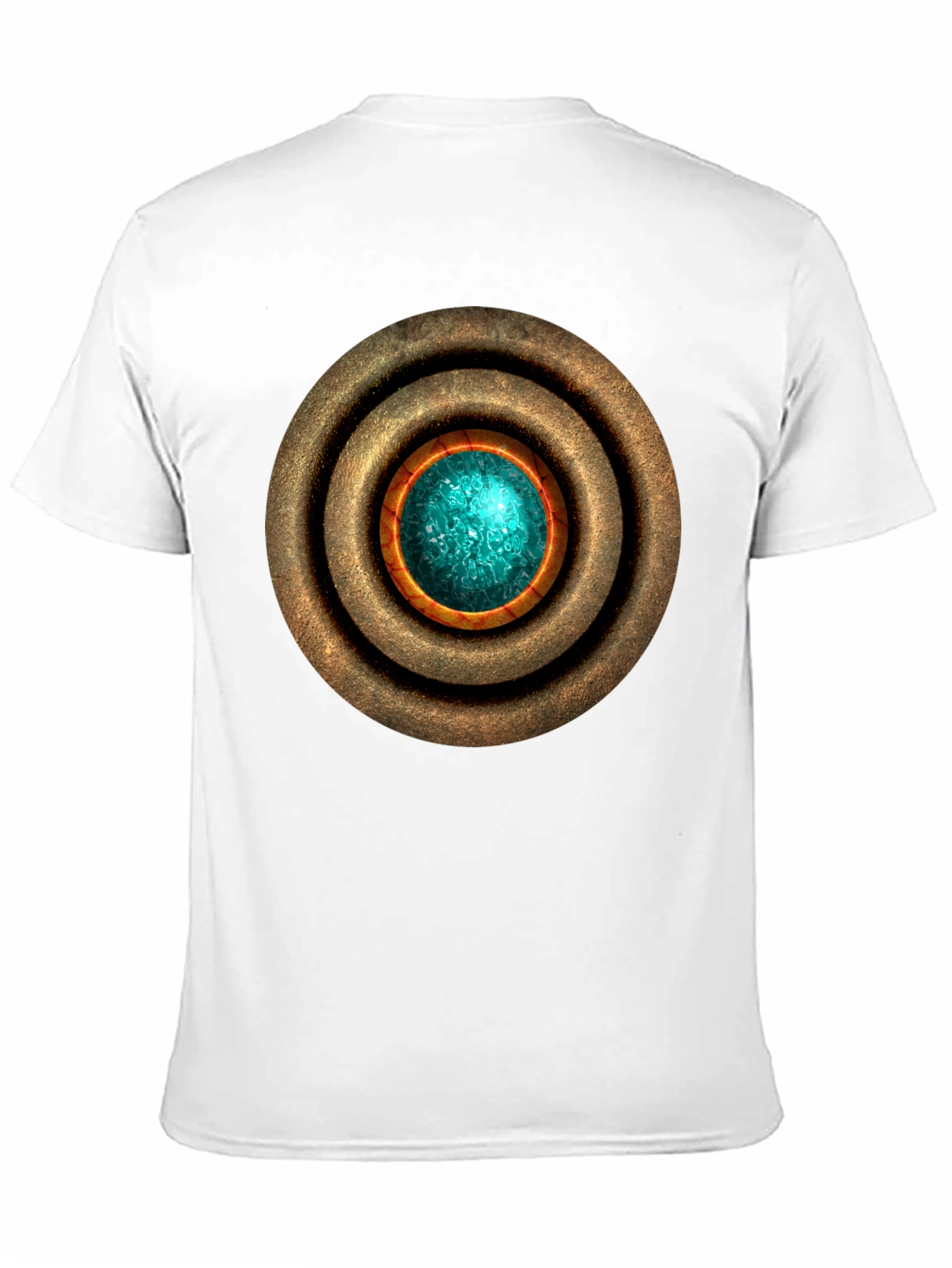 Black Mystic Orb Graphic T-Shirt - Sci-Fi Style Men's Tee view 11