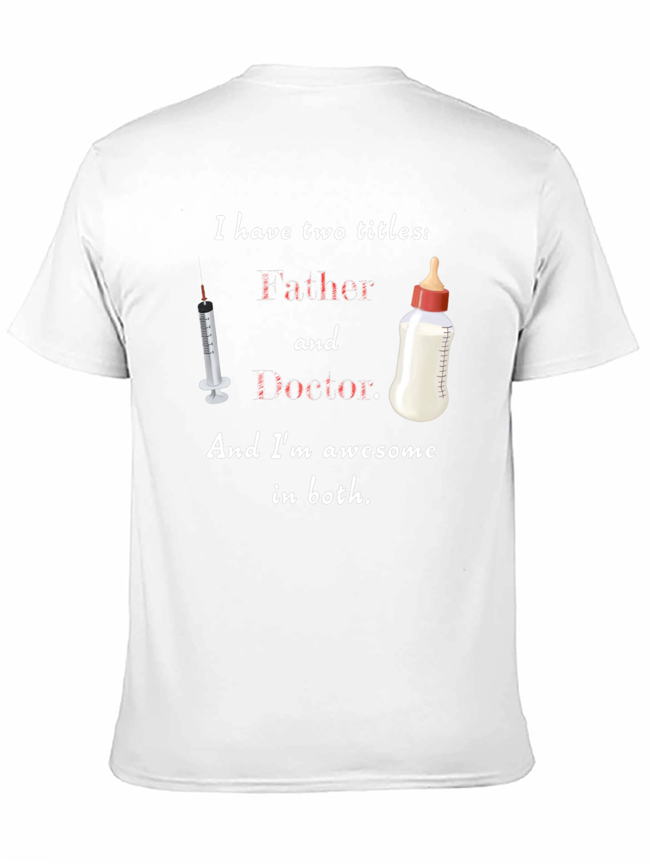 Black Father and Doctor T-Shirt - Awesome Dad Gift view 11