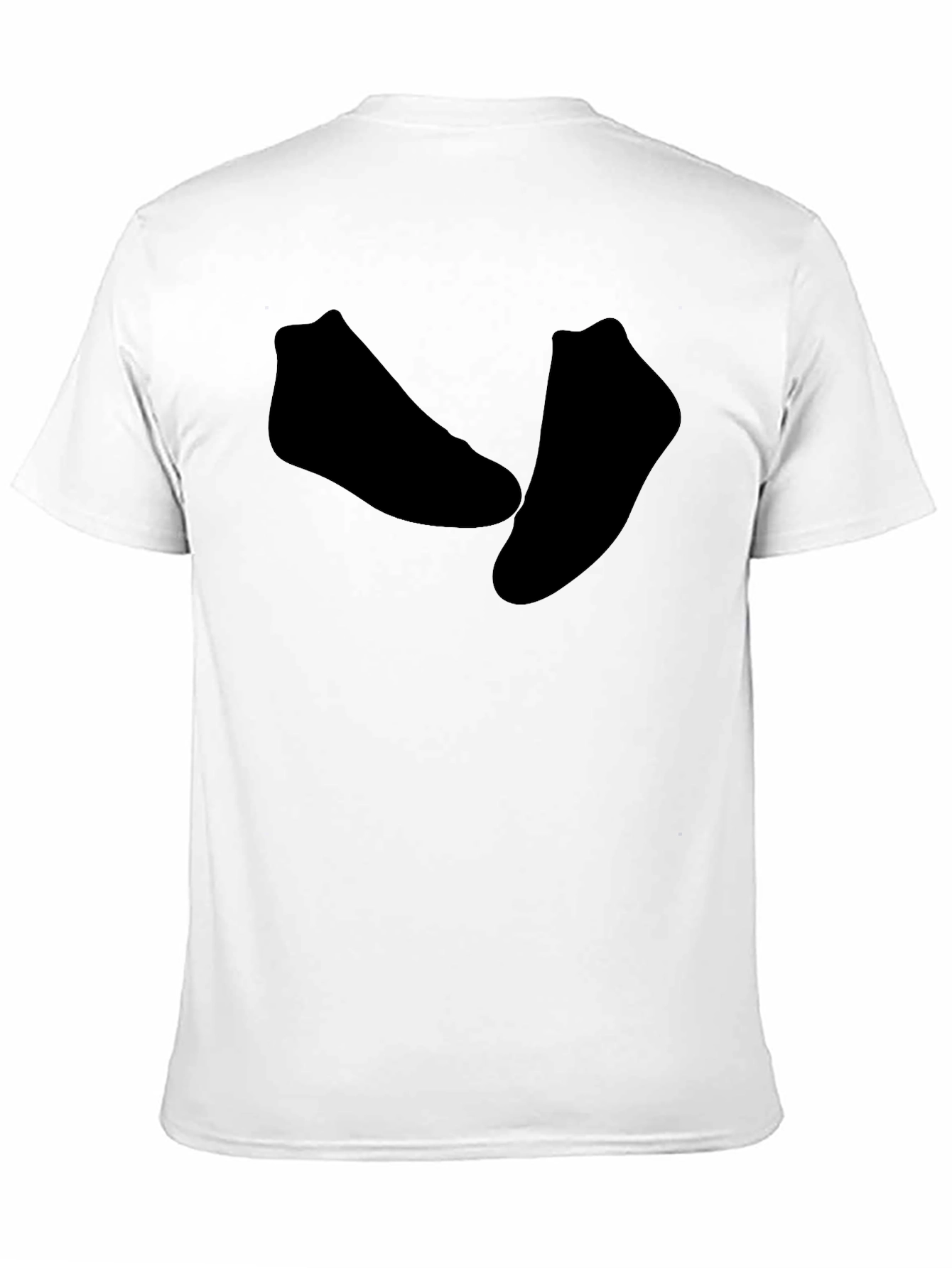 Black Socks Graphic Men's T-Shirt - Crew Neck, Short Sleeve view 11