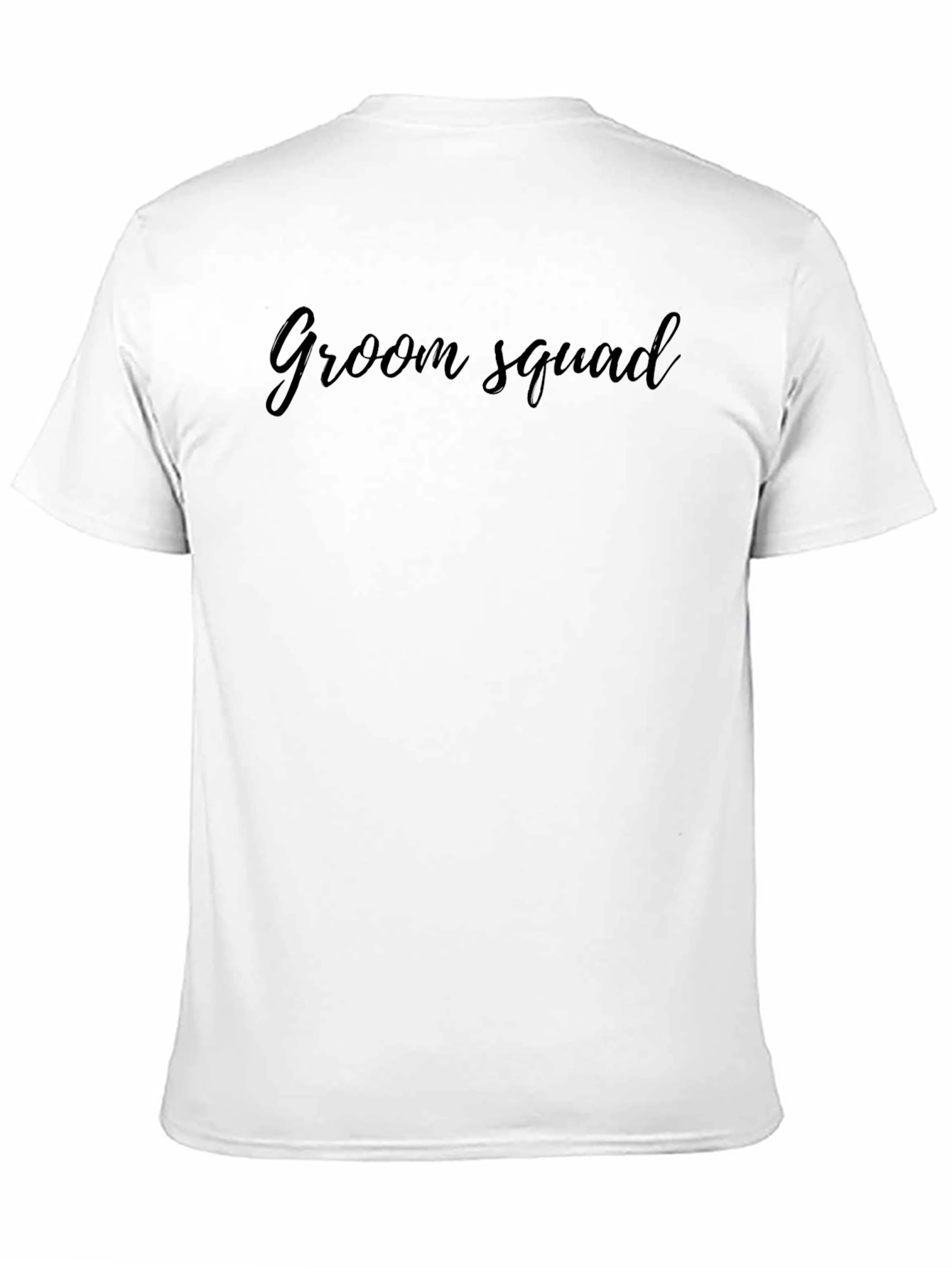 Black Groom Squad Black Crew Neck T-Shirt view 11