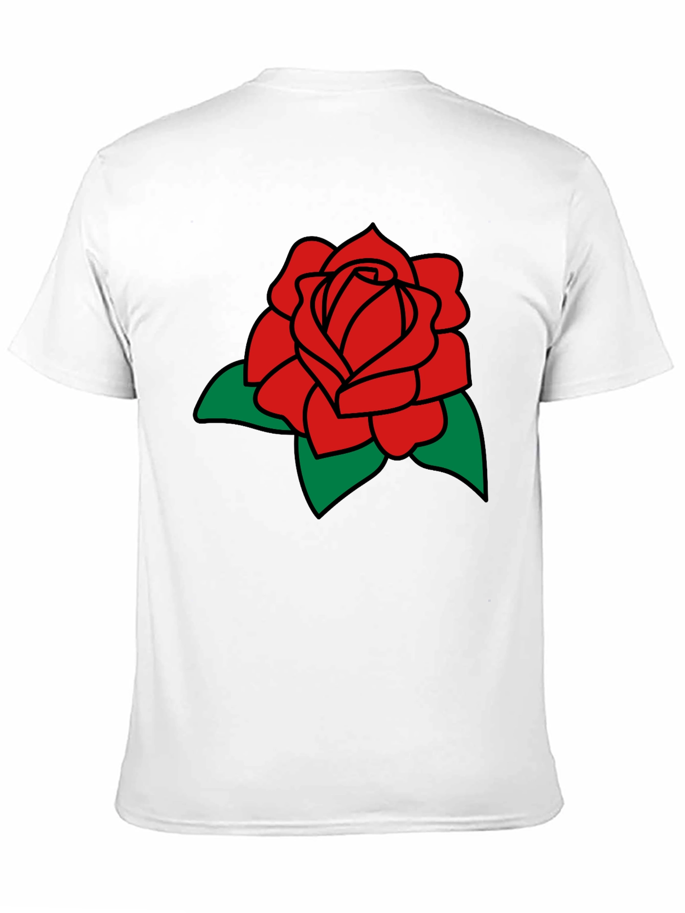 Black Rose Graphic Black T-Shirt view 11