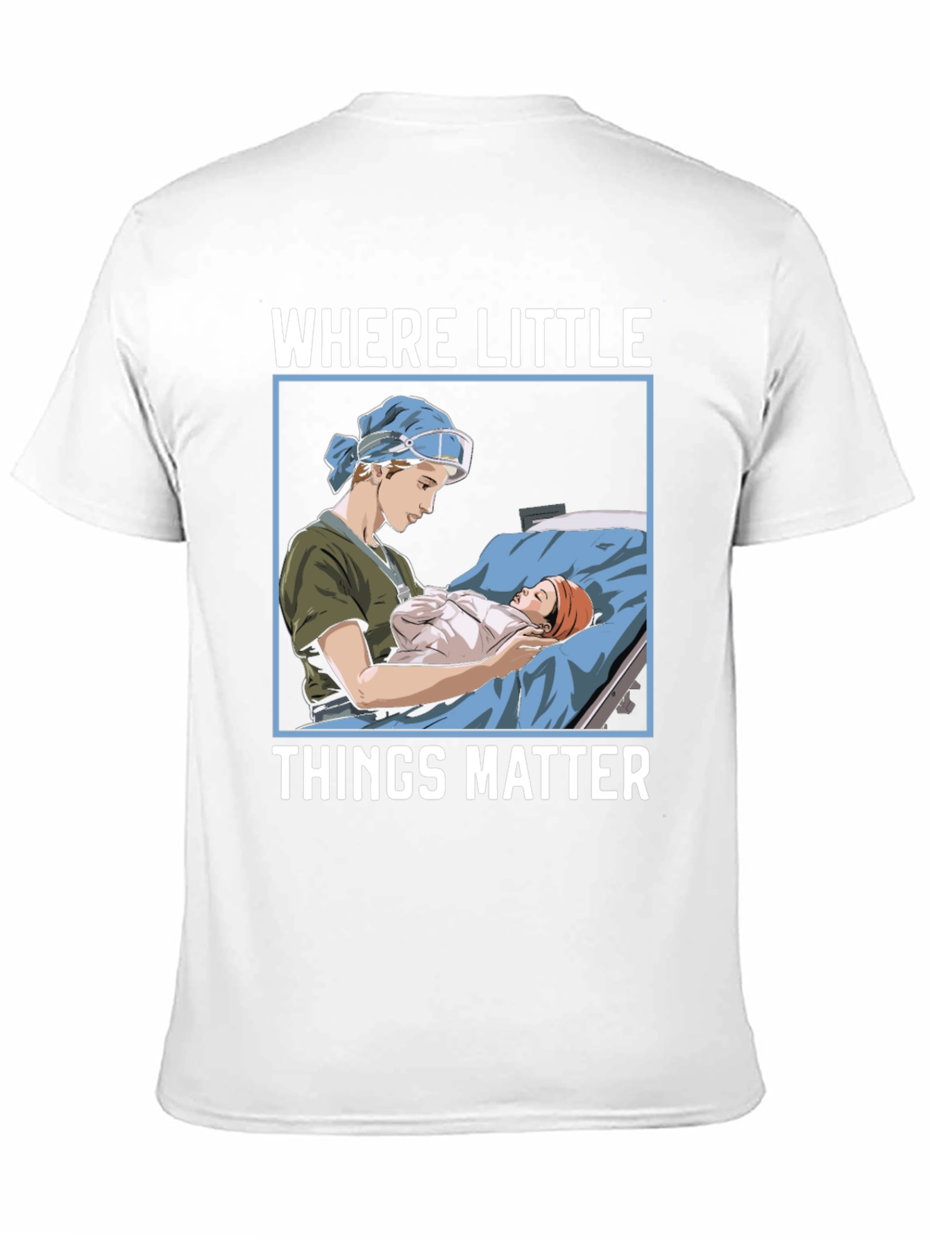 Black Where Little Things Matter Nurse T-Shirt view 11