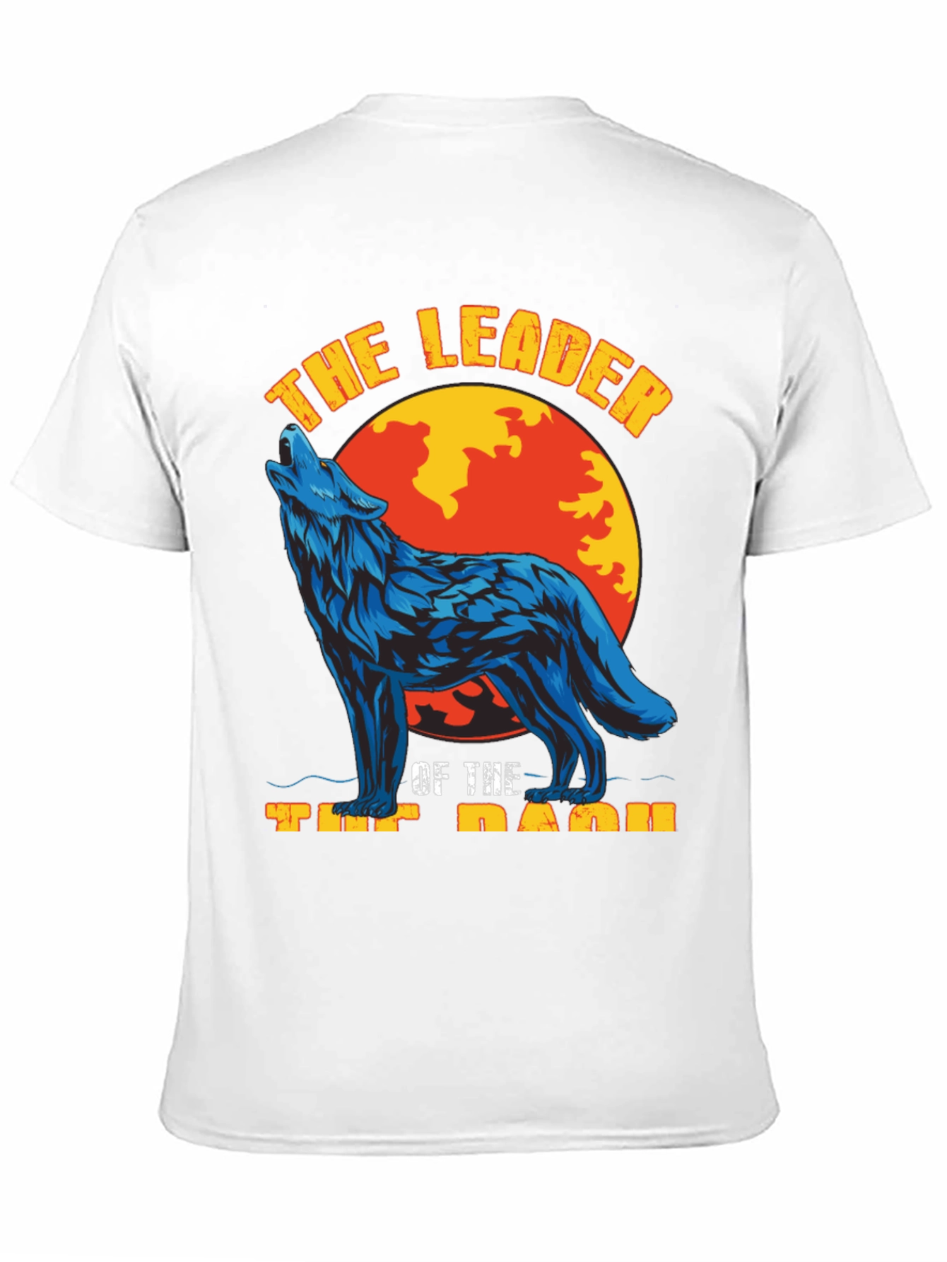 Black Wolf Pack Leader Graphic Tee view 11