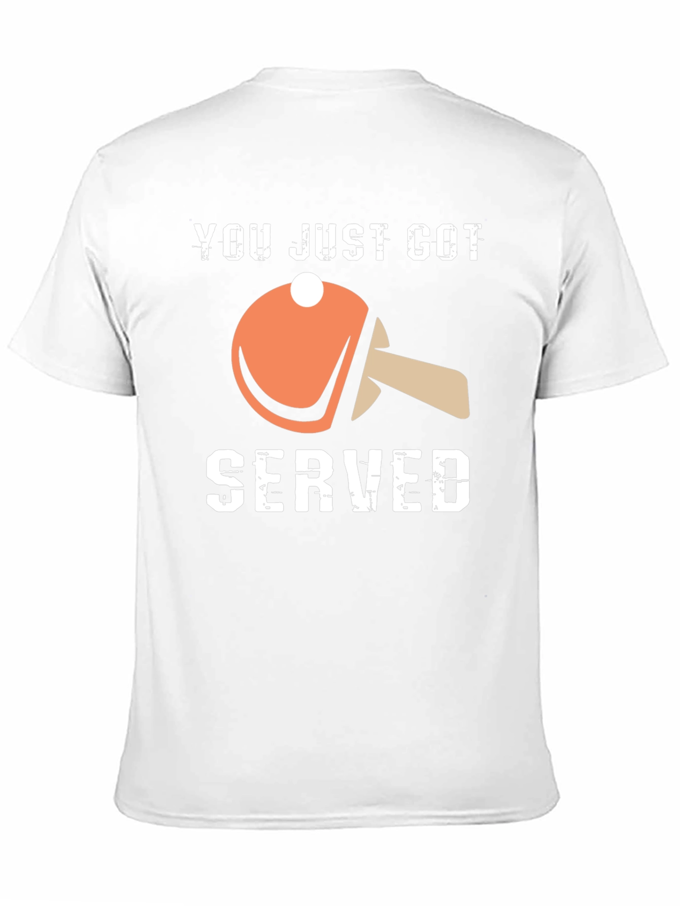 Black You Just Got Served T-Shirt - Ping Pong view 11