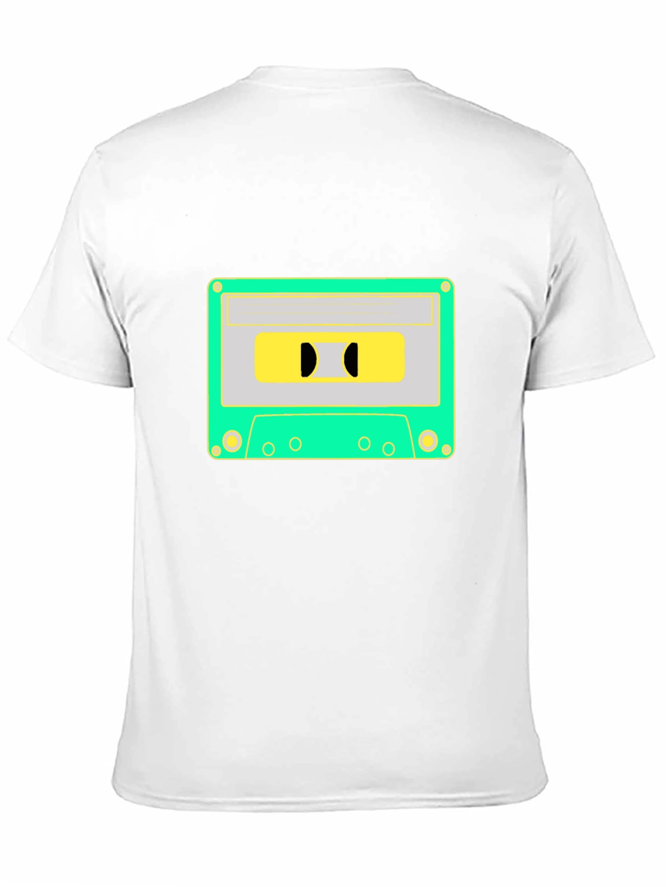 Black Retro Cassette Tape Graphic Tee - Black view 11