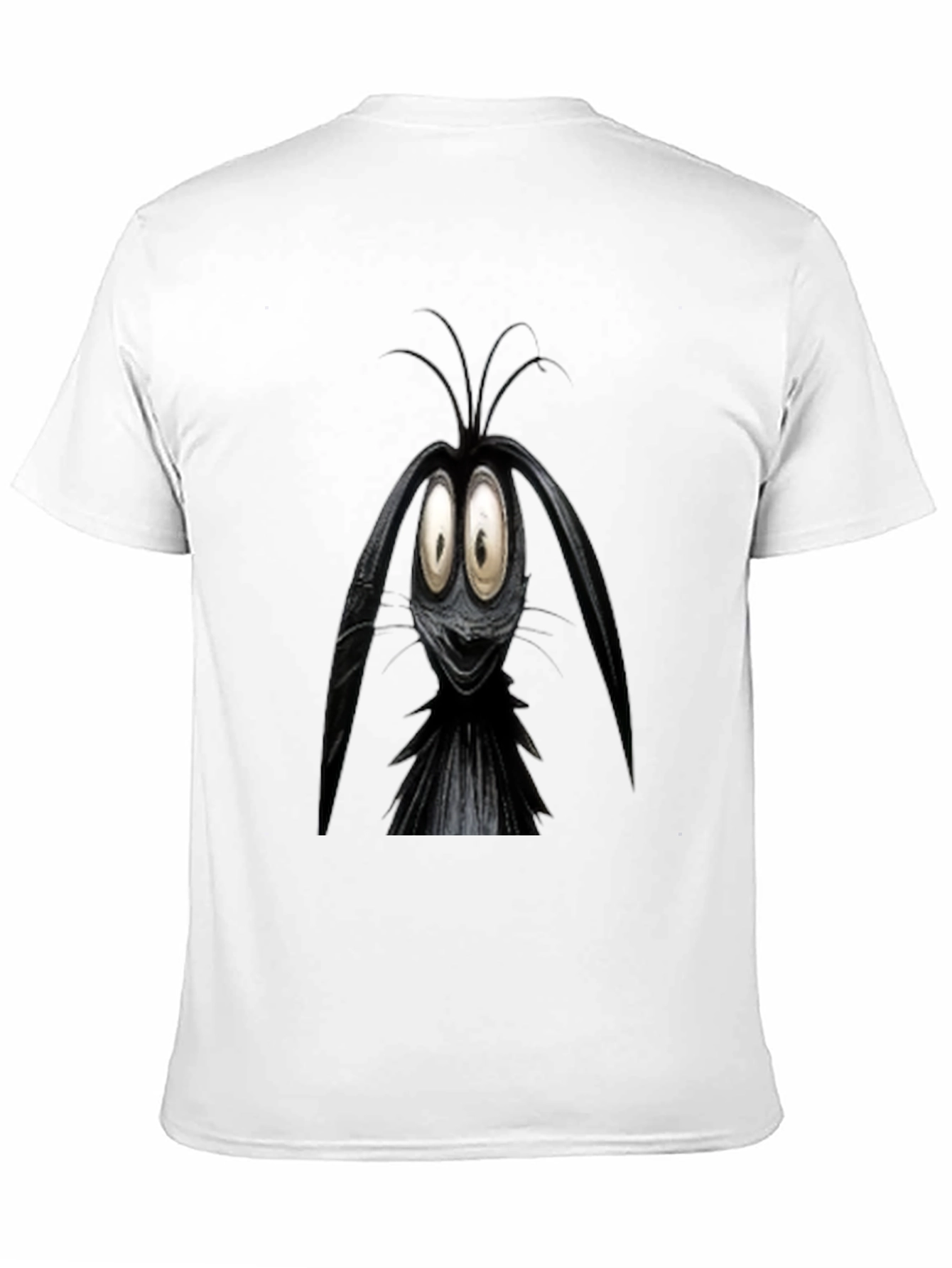 Black Cartoon Character Graphic Black T-Shirt view 11