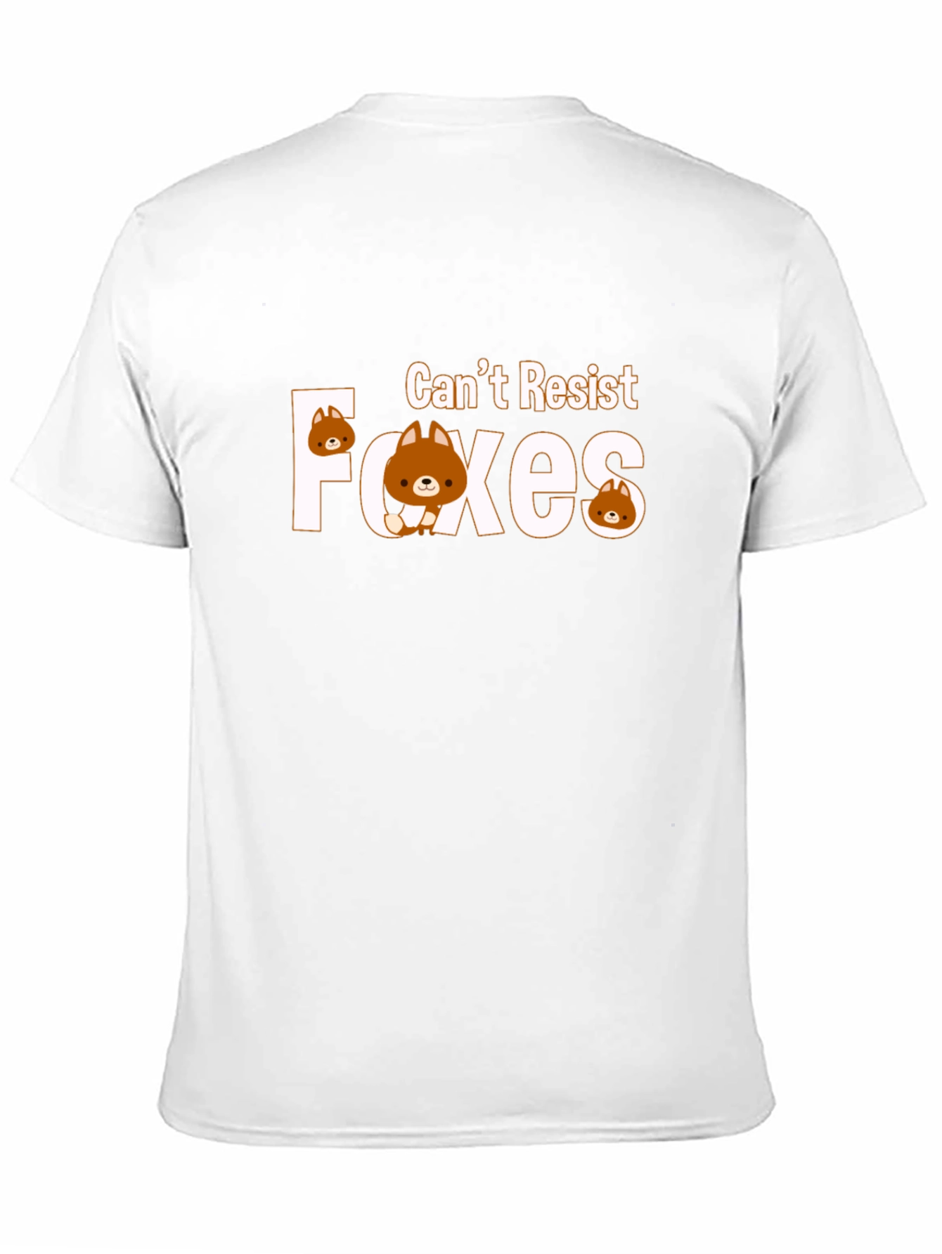 Black Can't Resist Foxes Graphic T-Shirt view 11